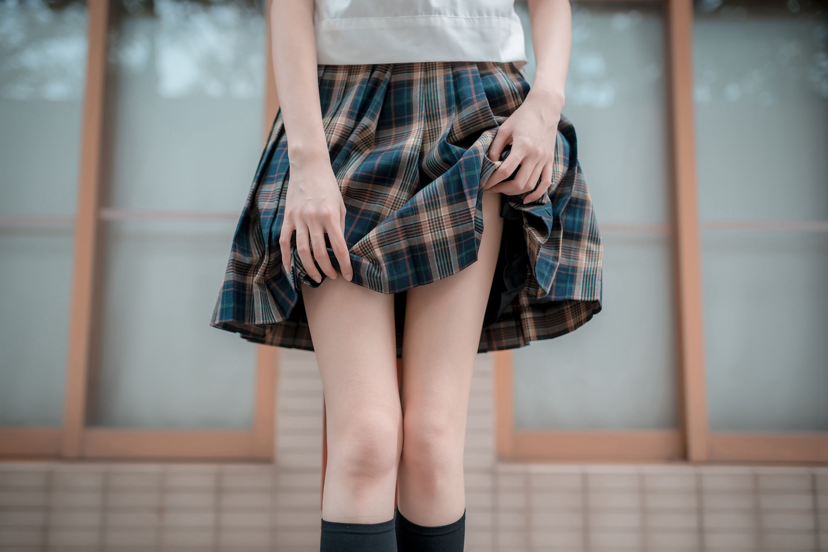 NO.074 JK黑丝长筒袜-图6