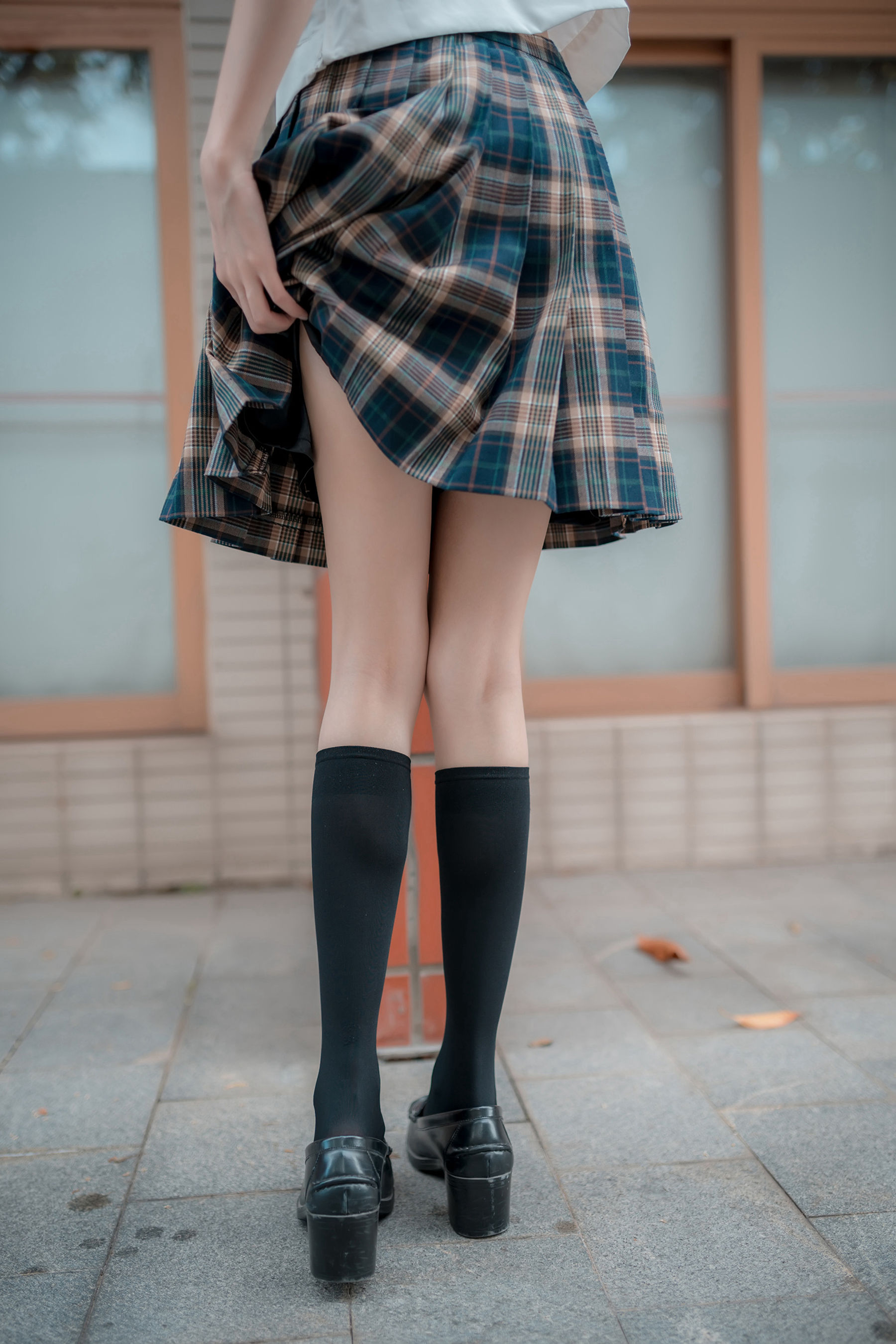 NO.074 JK黑丝长筒袜-图8