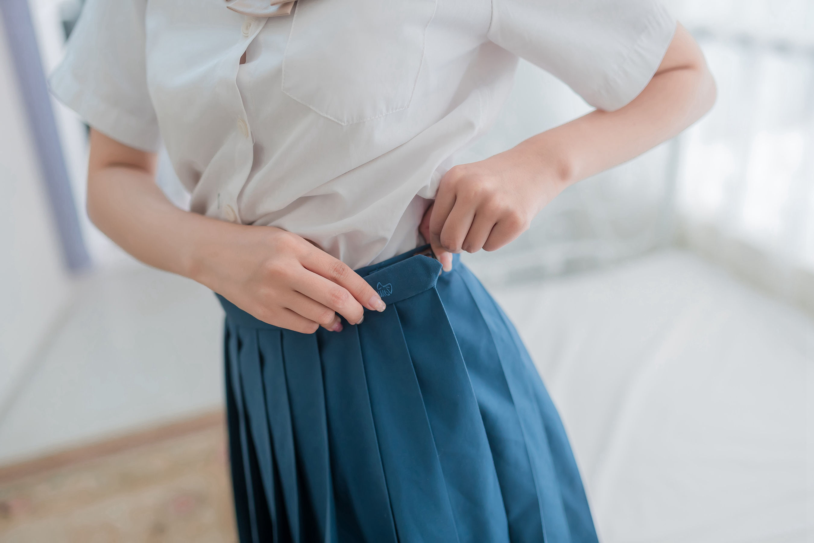 NO.075 午后阳光下的白丝学妹-图26