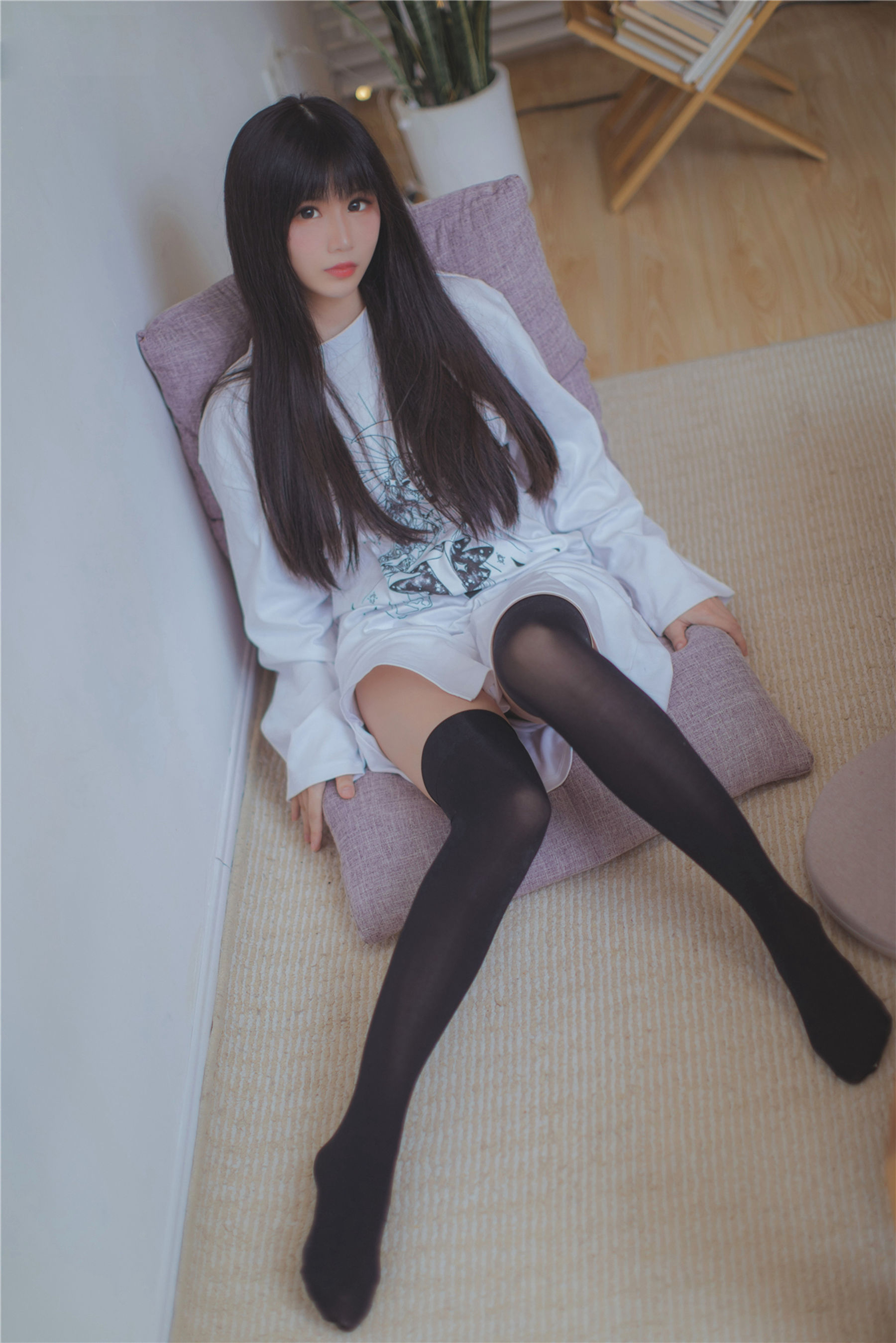 NO.079 长发的黑丝学妹-图11