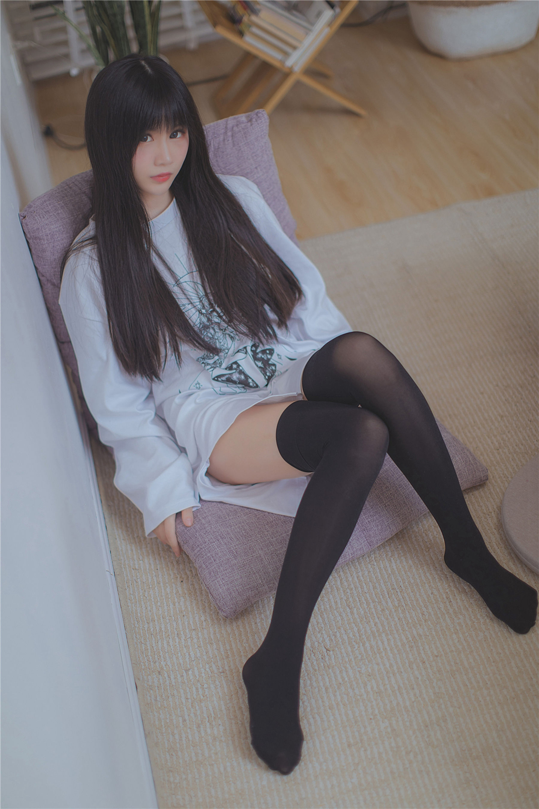 NO.079 长发的黑丝学妹-图12