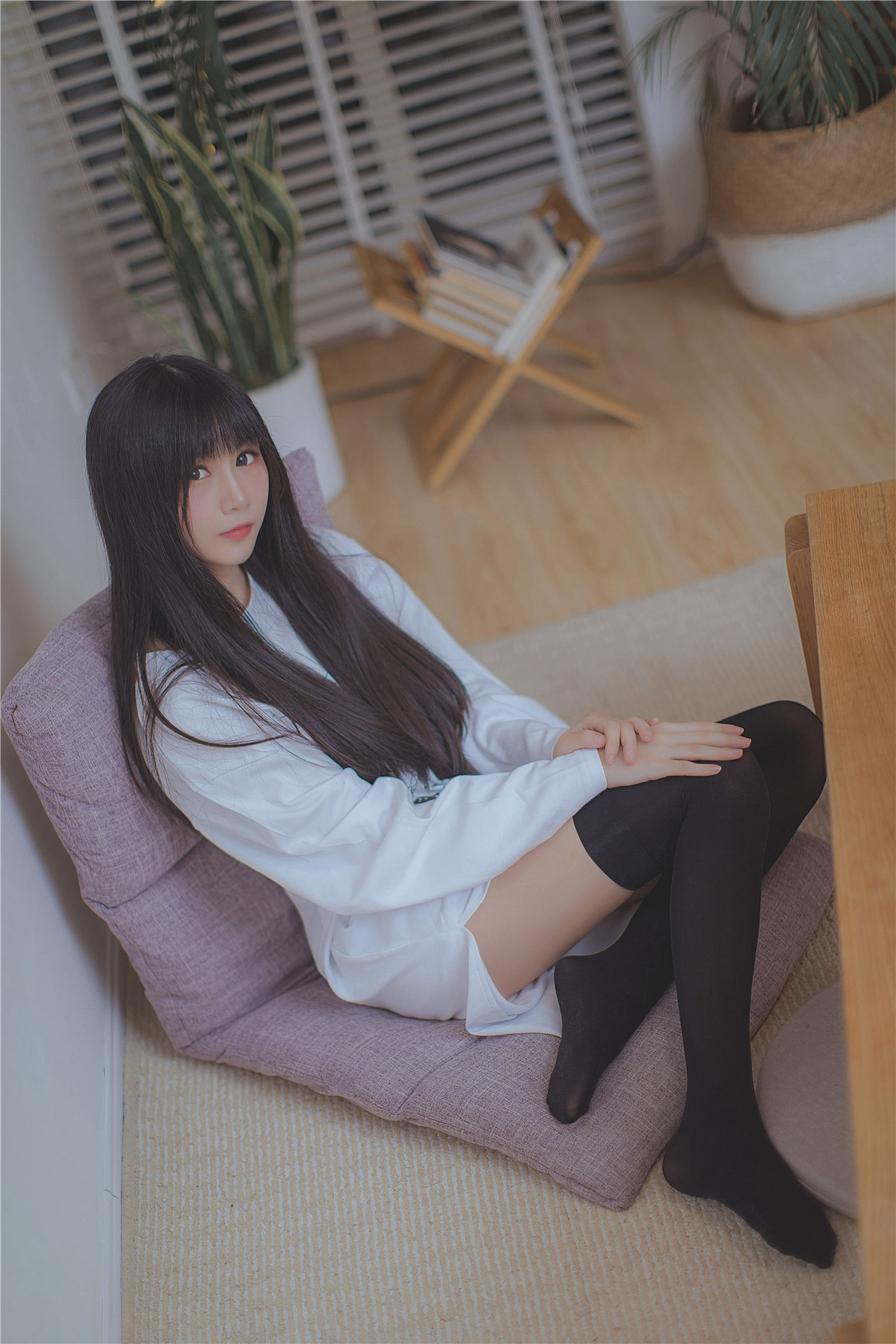 NO.079 长发的黑丝学妹-图17