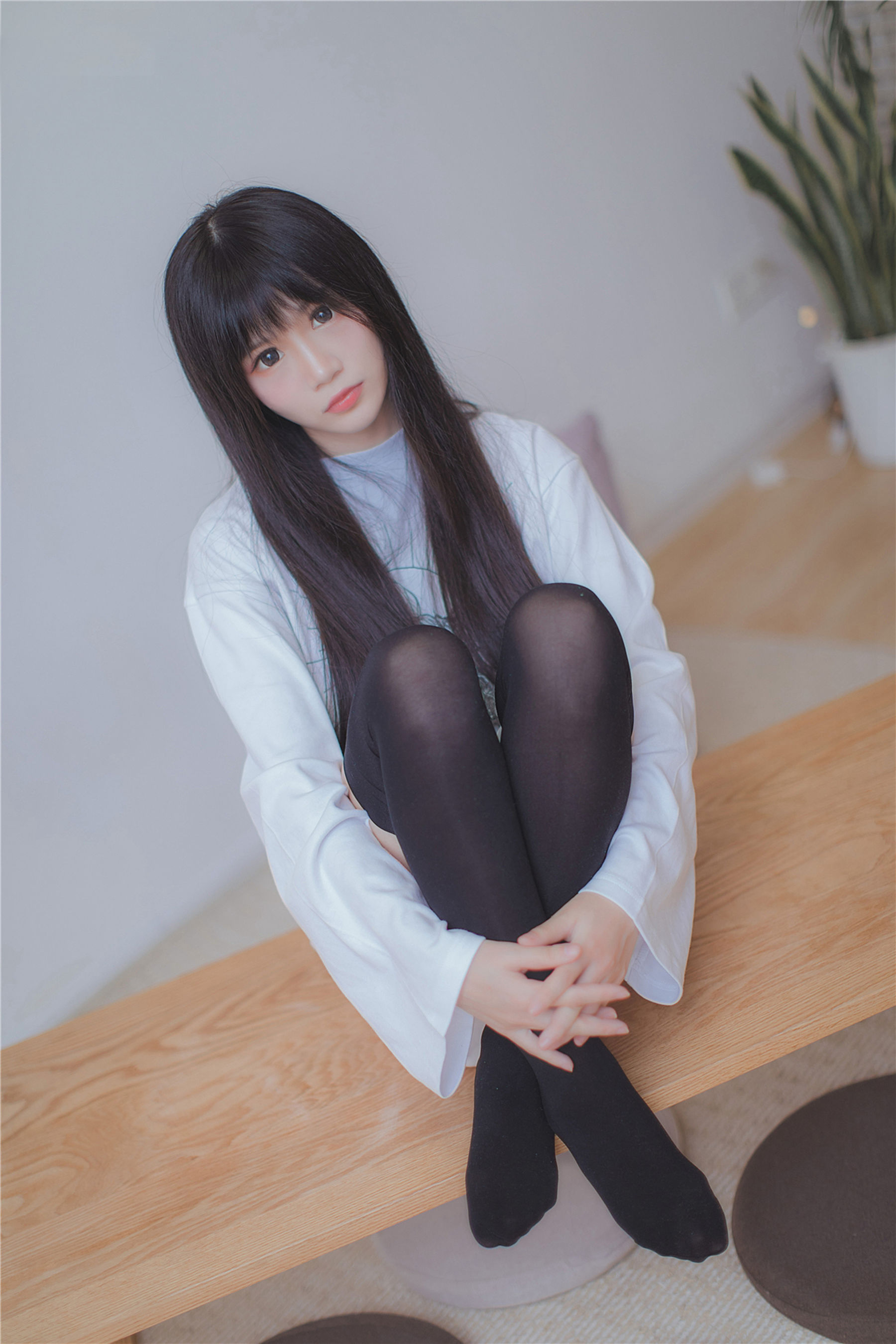 NO.079 长发的黑丝学妹-图35