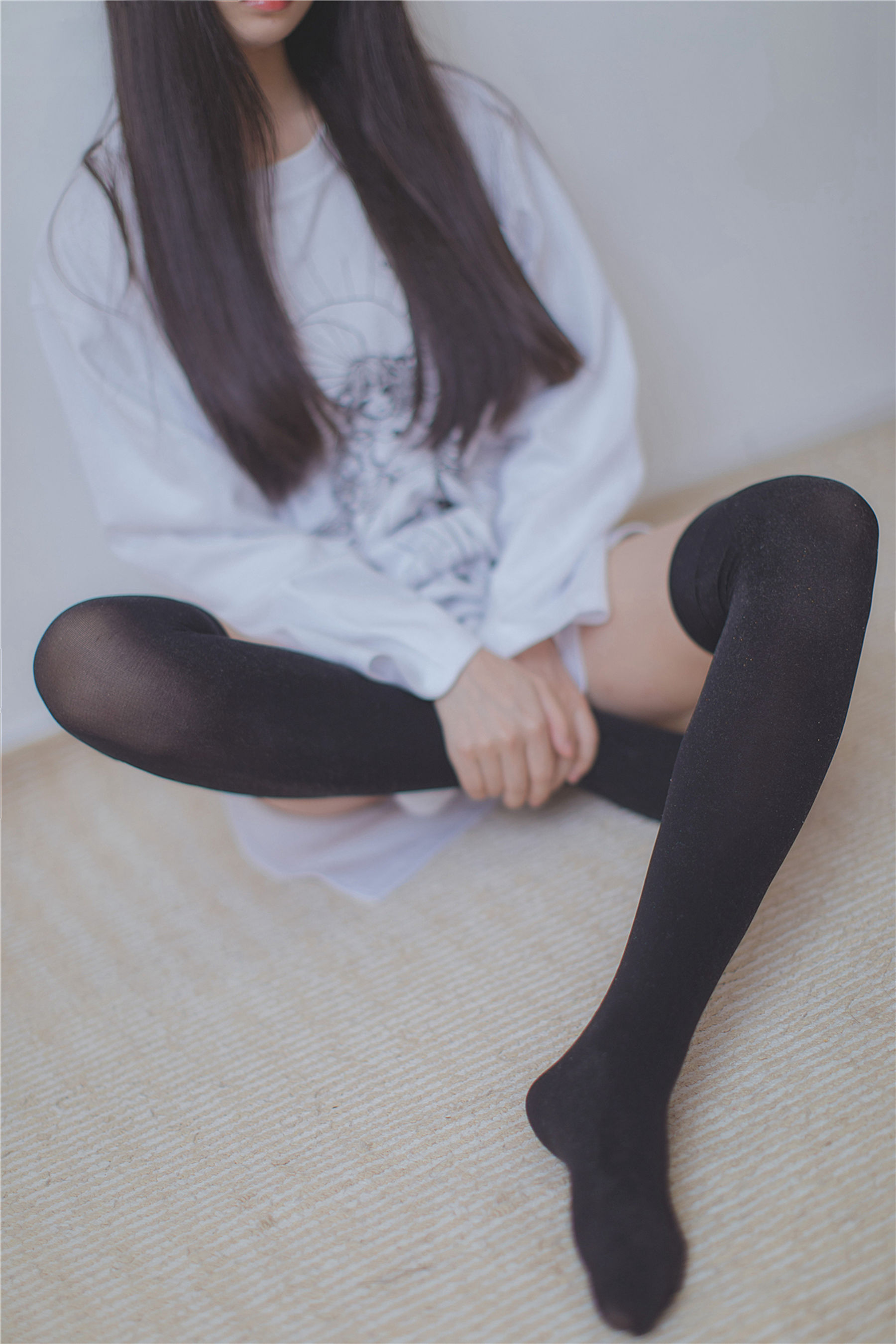 NO.079 长发的黑丝学妹-图41
