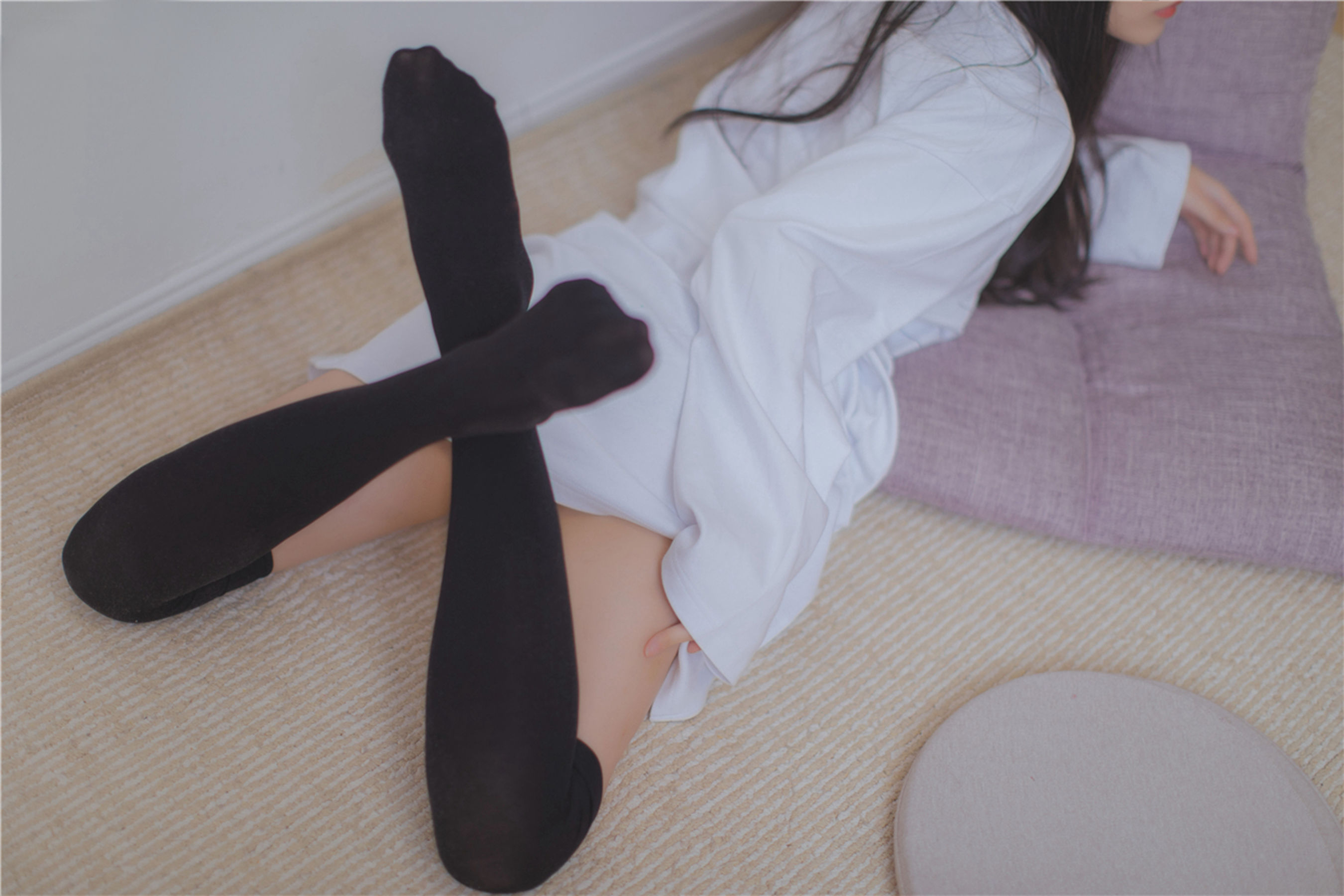 NO.079 长发的黑丝学妹-图5