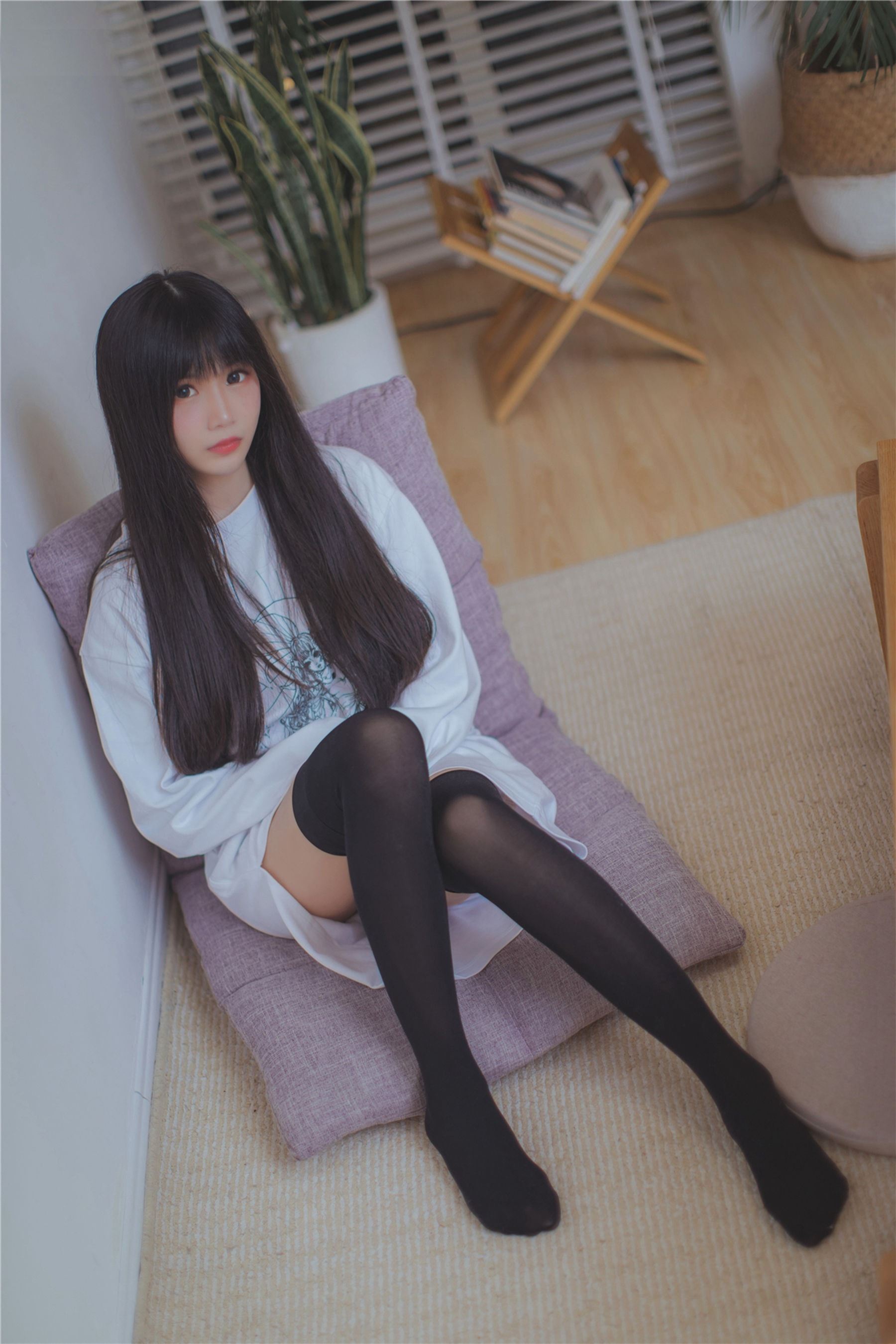 NO.079 长发的黑丝学妹-图6