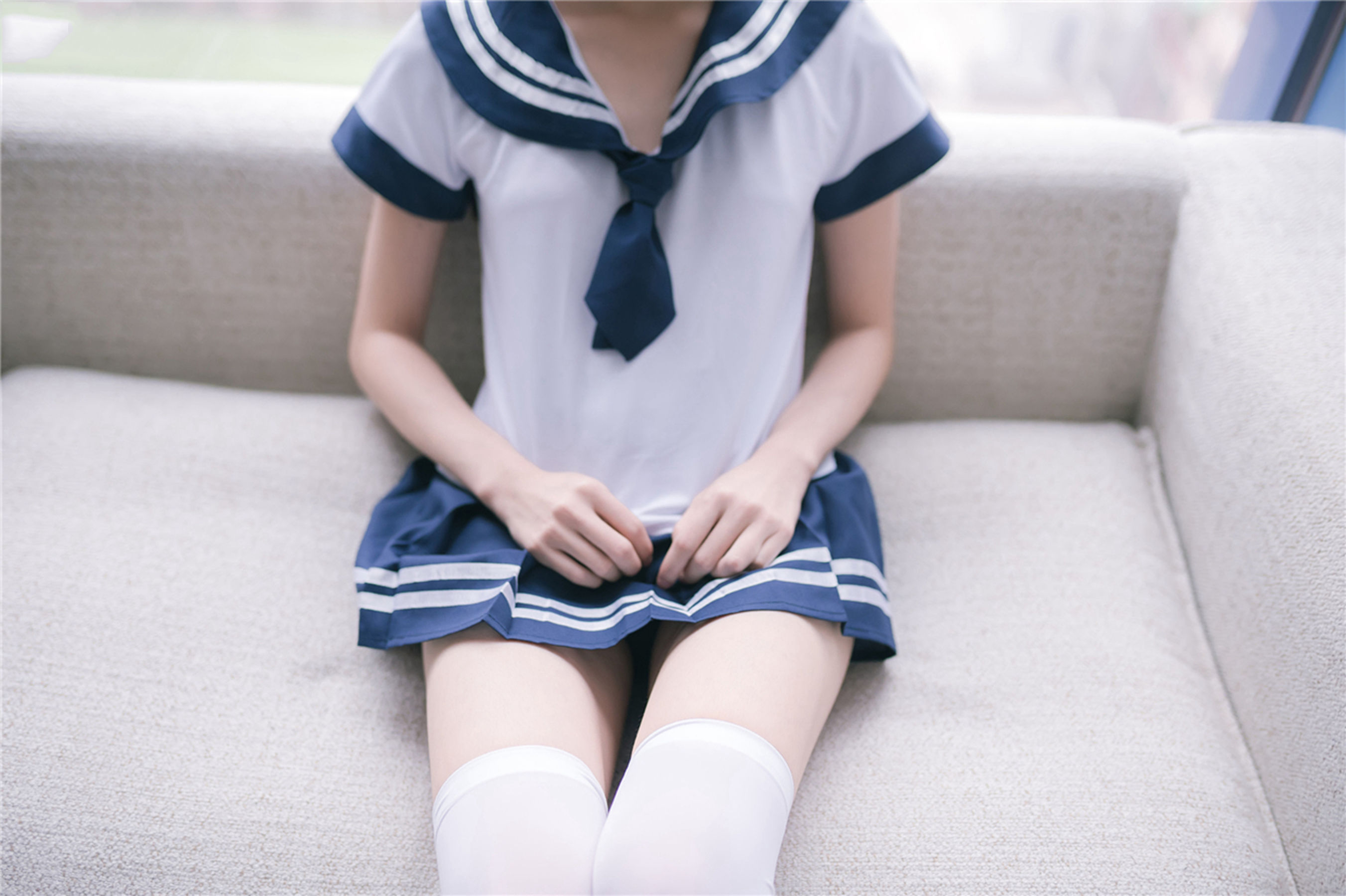 NO.084 白丝水手服-图39