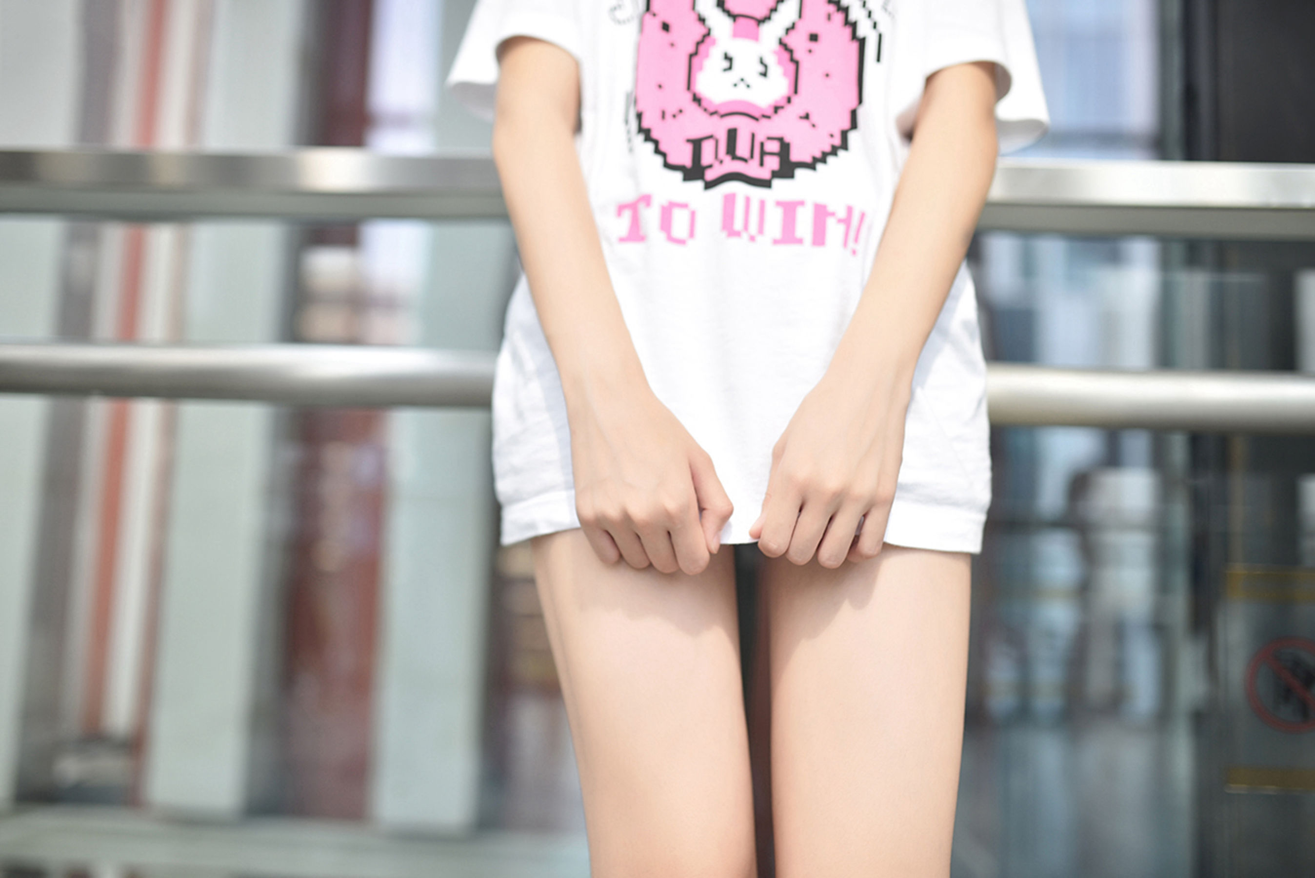 NO.100 眼镜妹妹超短牛仔美腿-图12