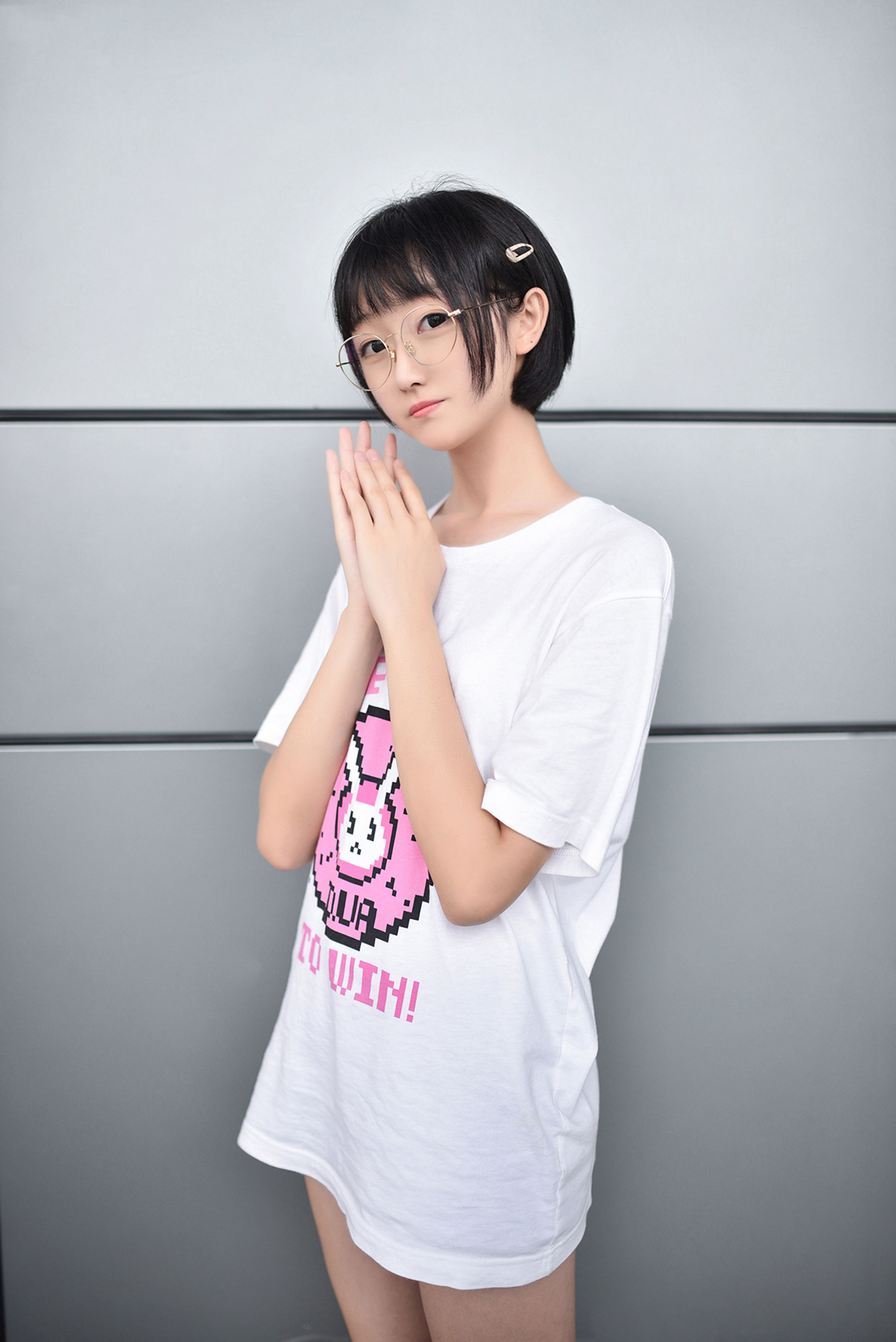 NO.100 眼镜妹妹超短牛仔美腿-图8