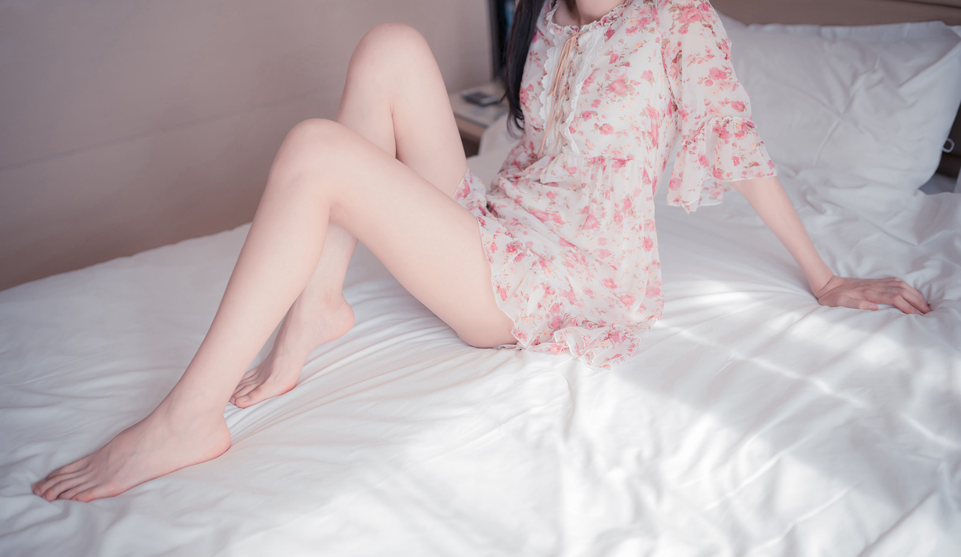 NO.105 雪纺碎花连衣裙-图3