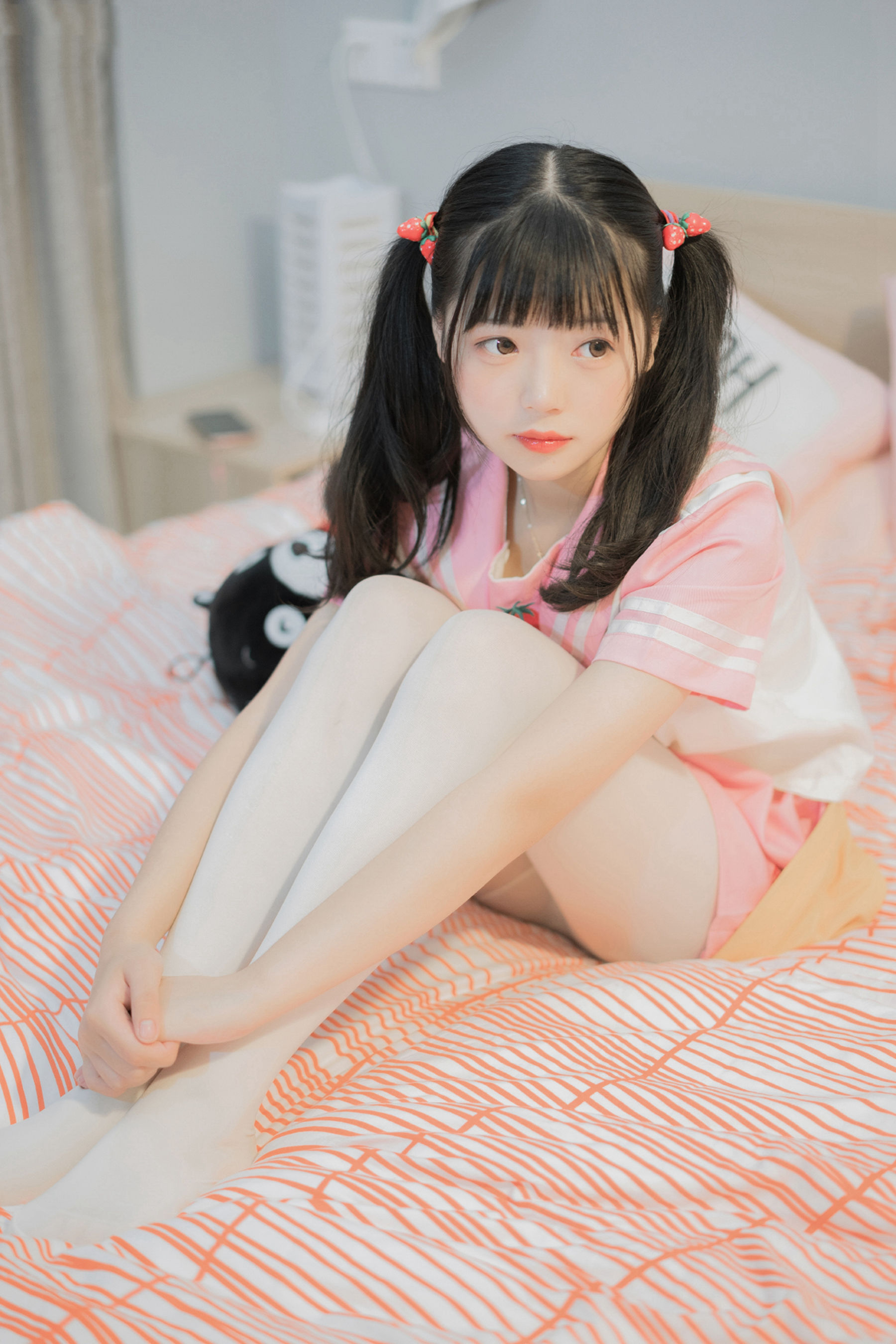 NO.107 粉红樱桃学妹白丝-图0