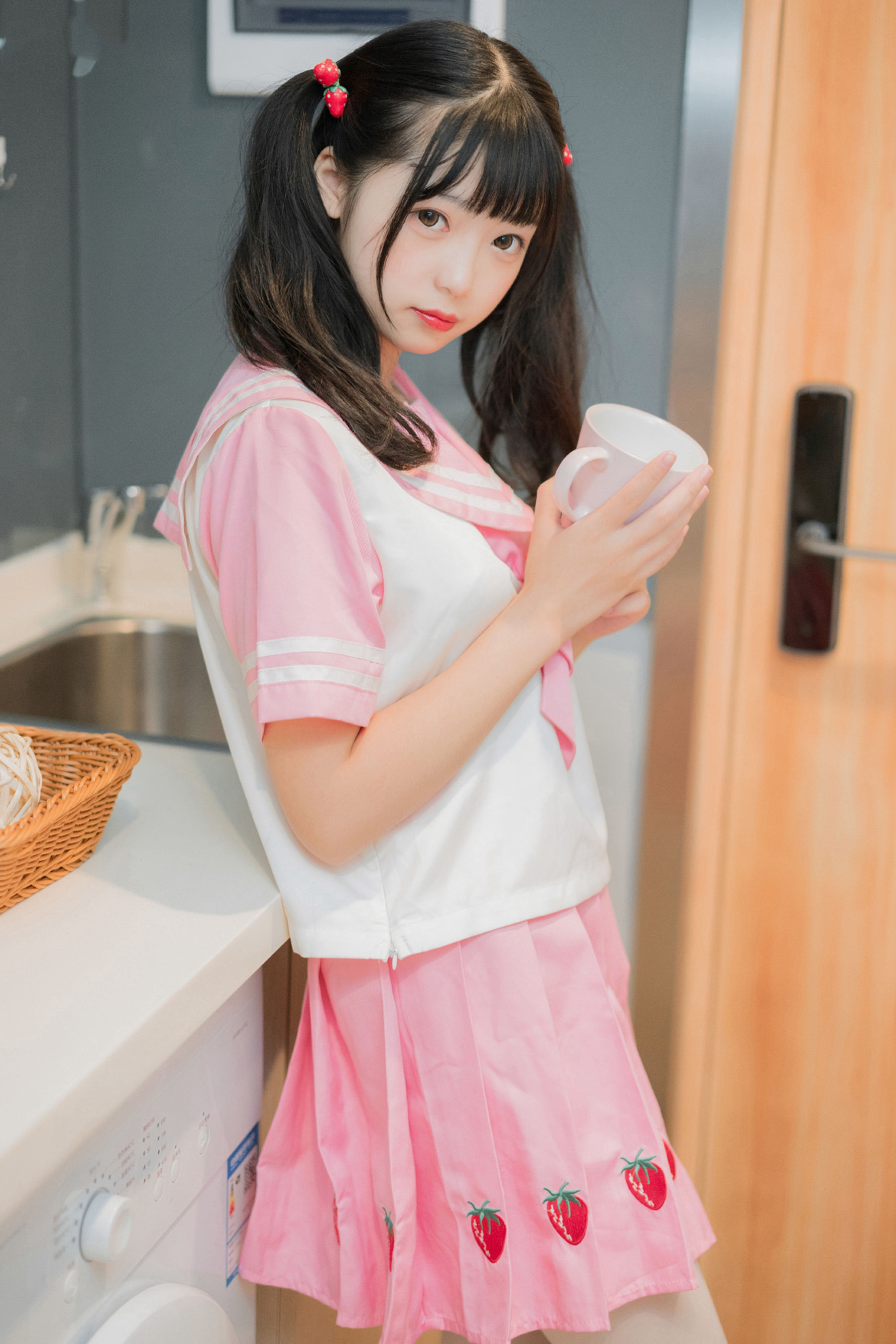NO.107 粉红樱桃学妹白丝-图20