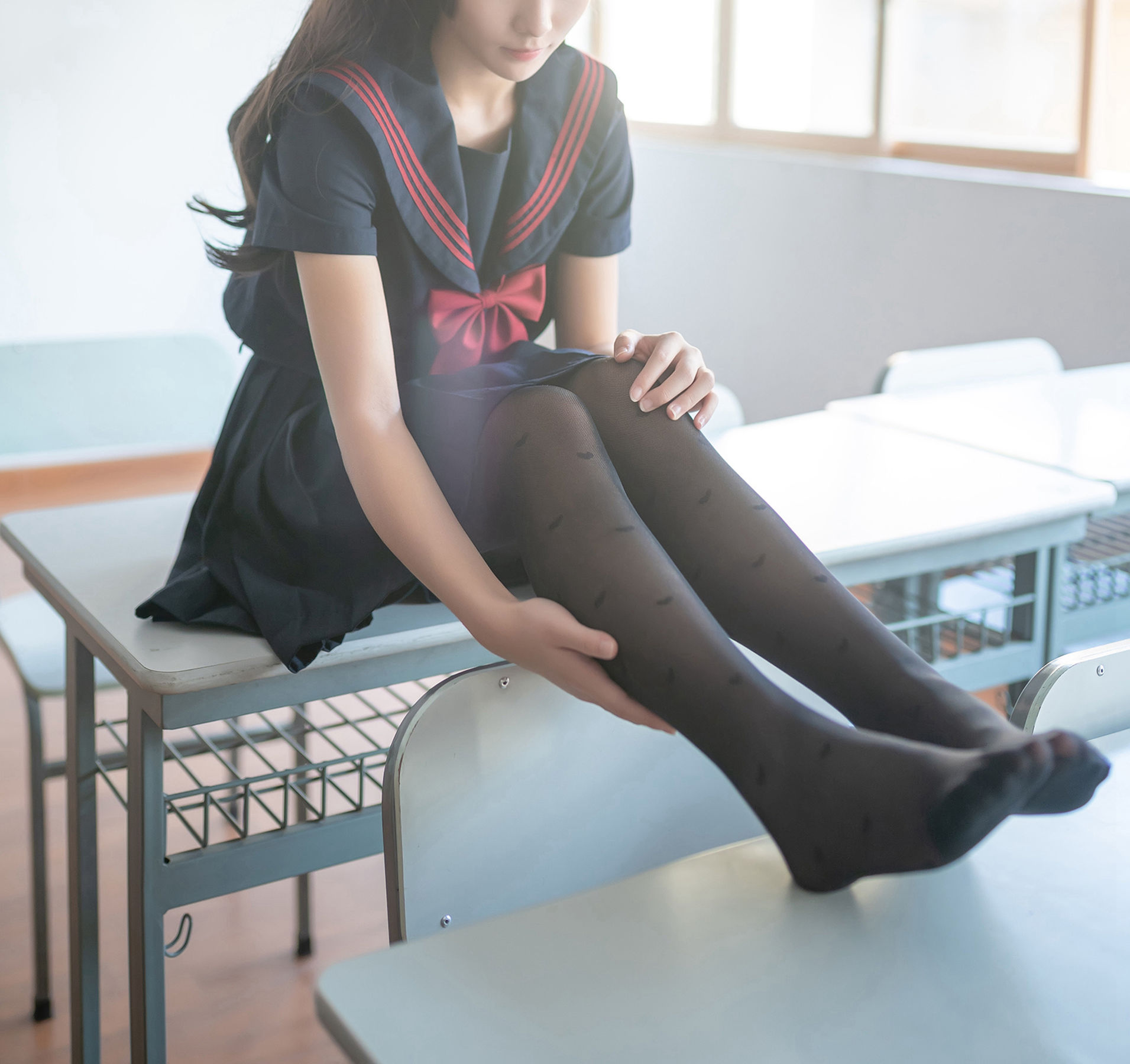 NO.127 爱心黑丝学妹-图37