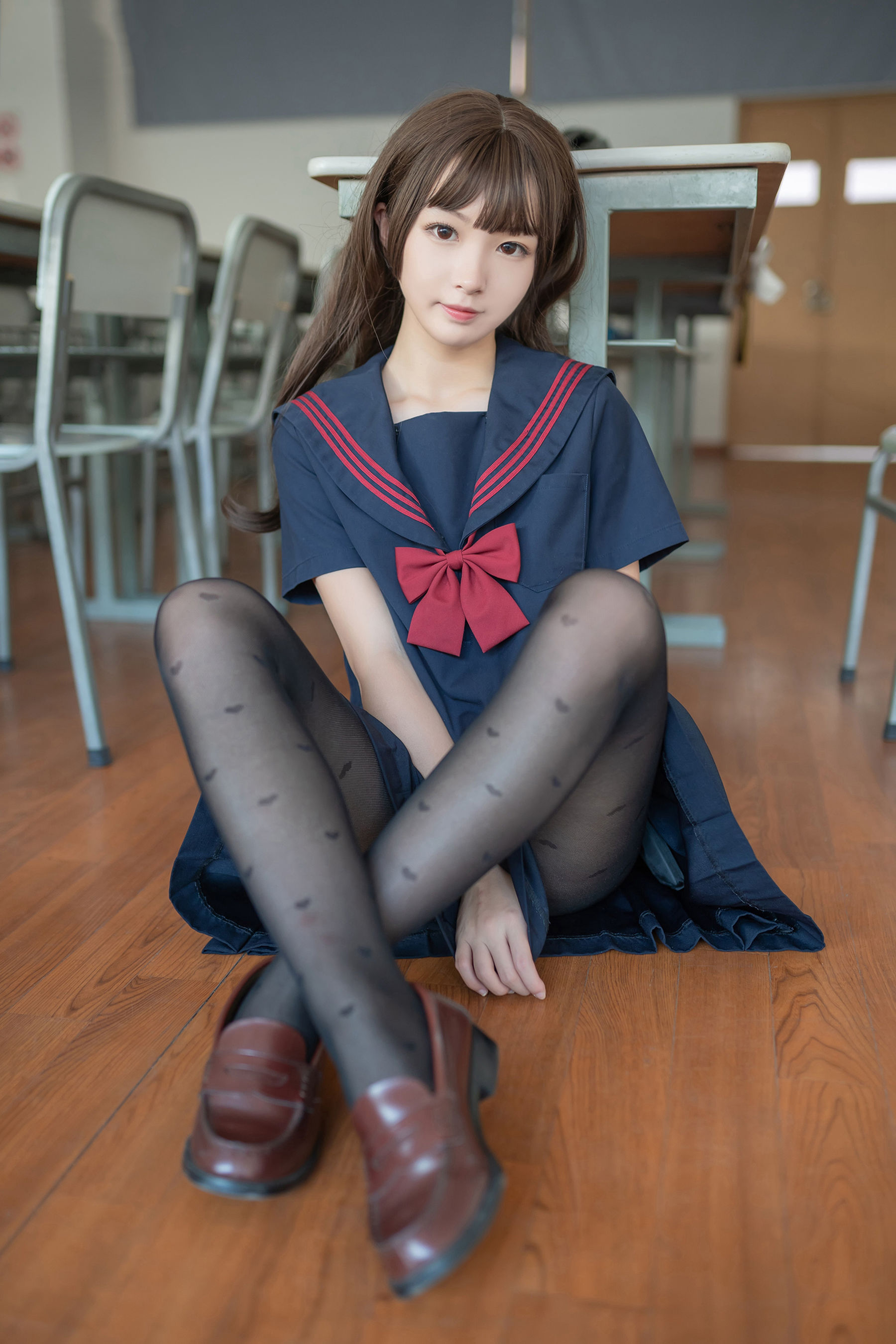 NO.127 爱心黑丝学妹-图3