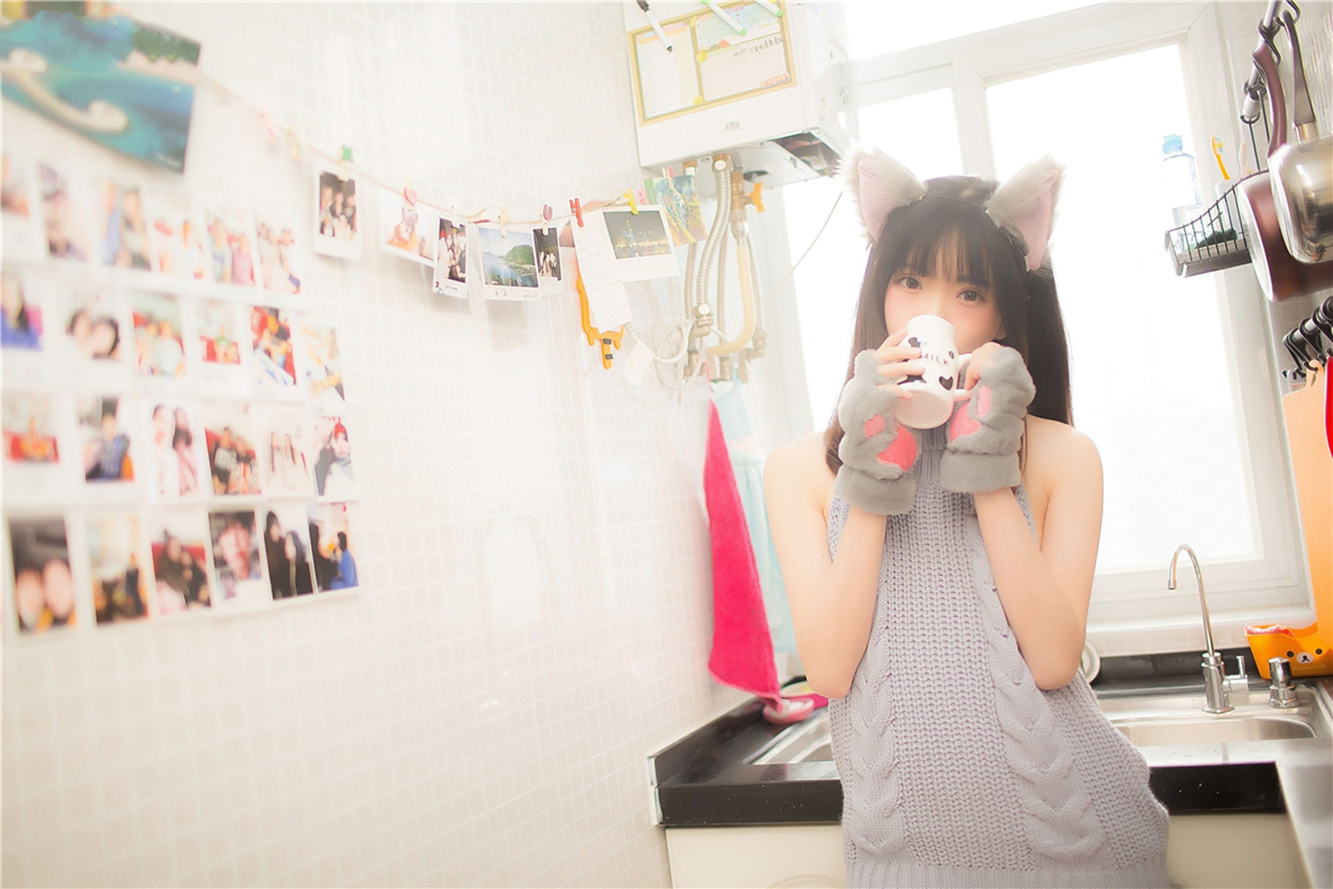 NO.128 露背毛衣熊女孩-图30