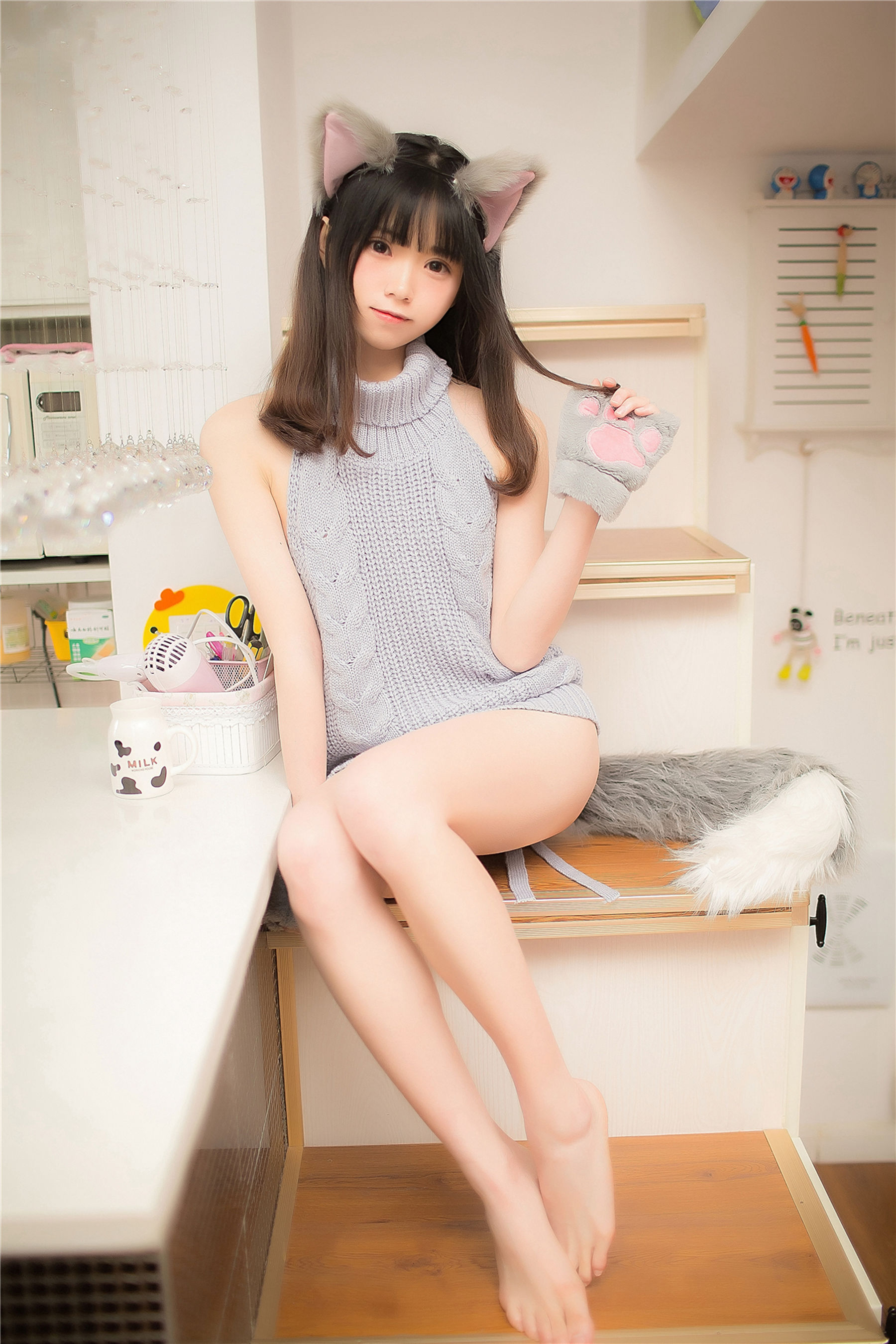 NO.128 露背毛衣熊女孩-图33
