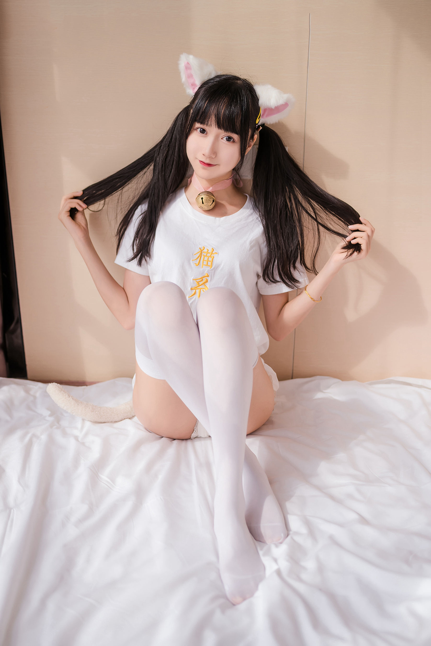 NO.129 猫系白丝少女-图18