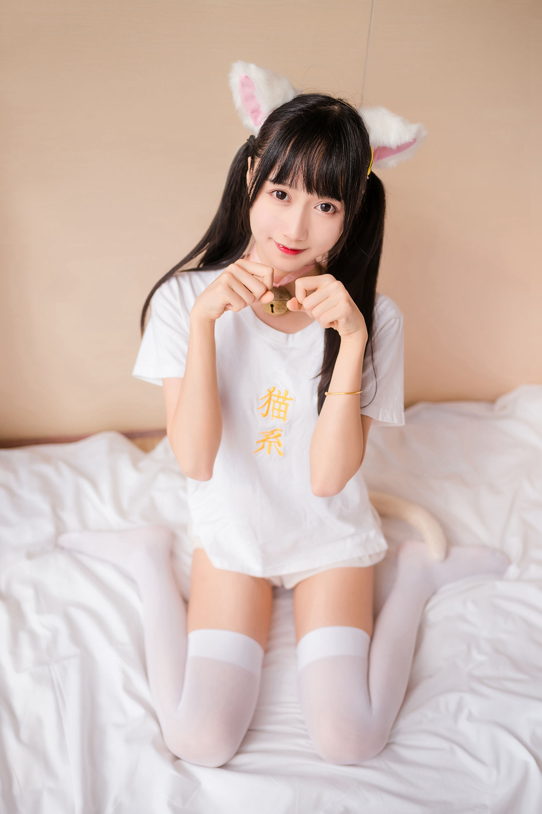 NO.129 猫系白丝少女-图21