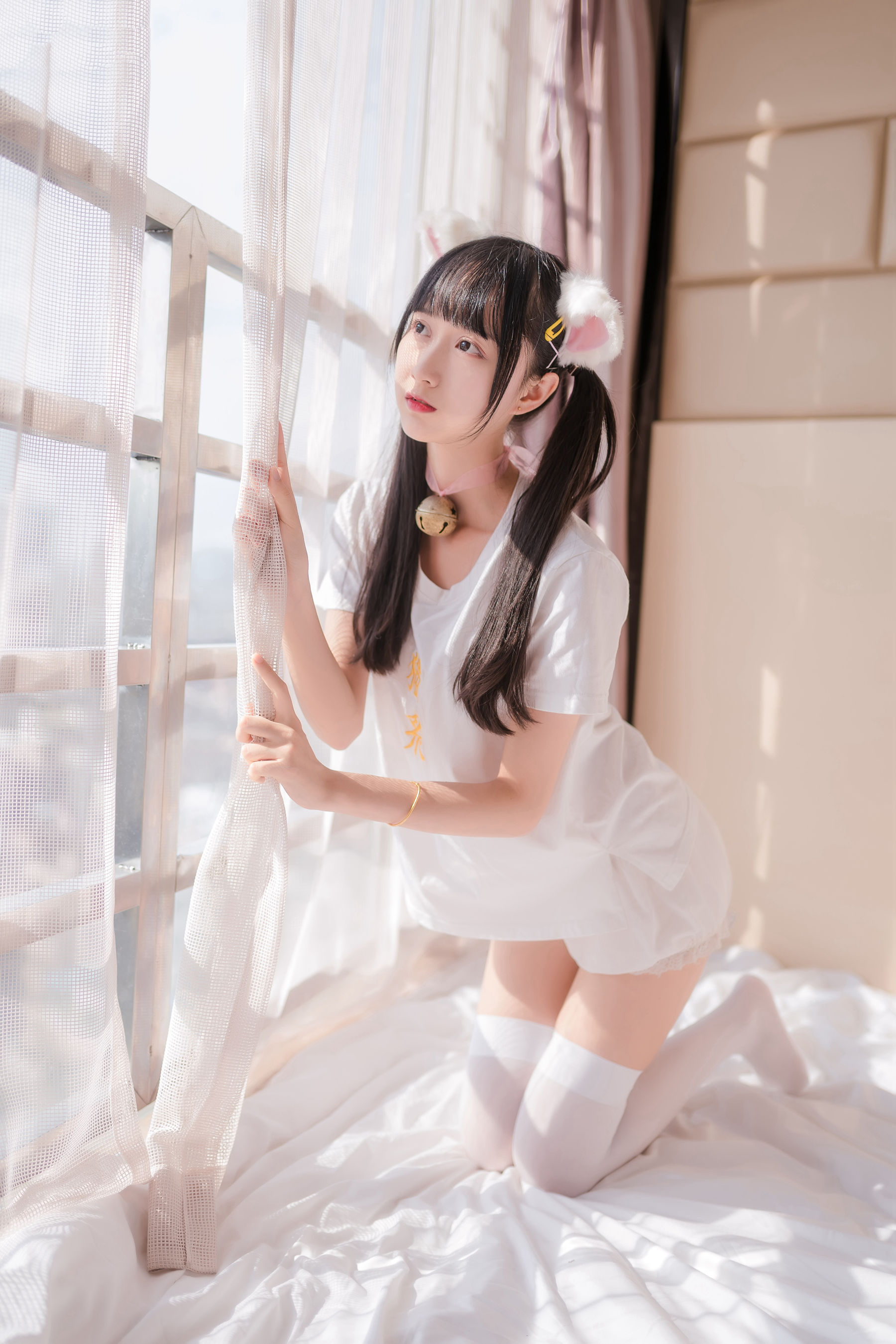 NO.129 猫系白丝少女-图32