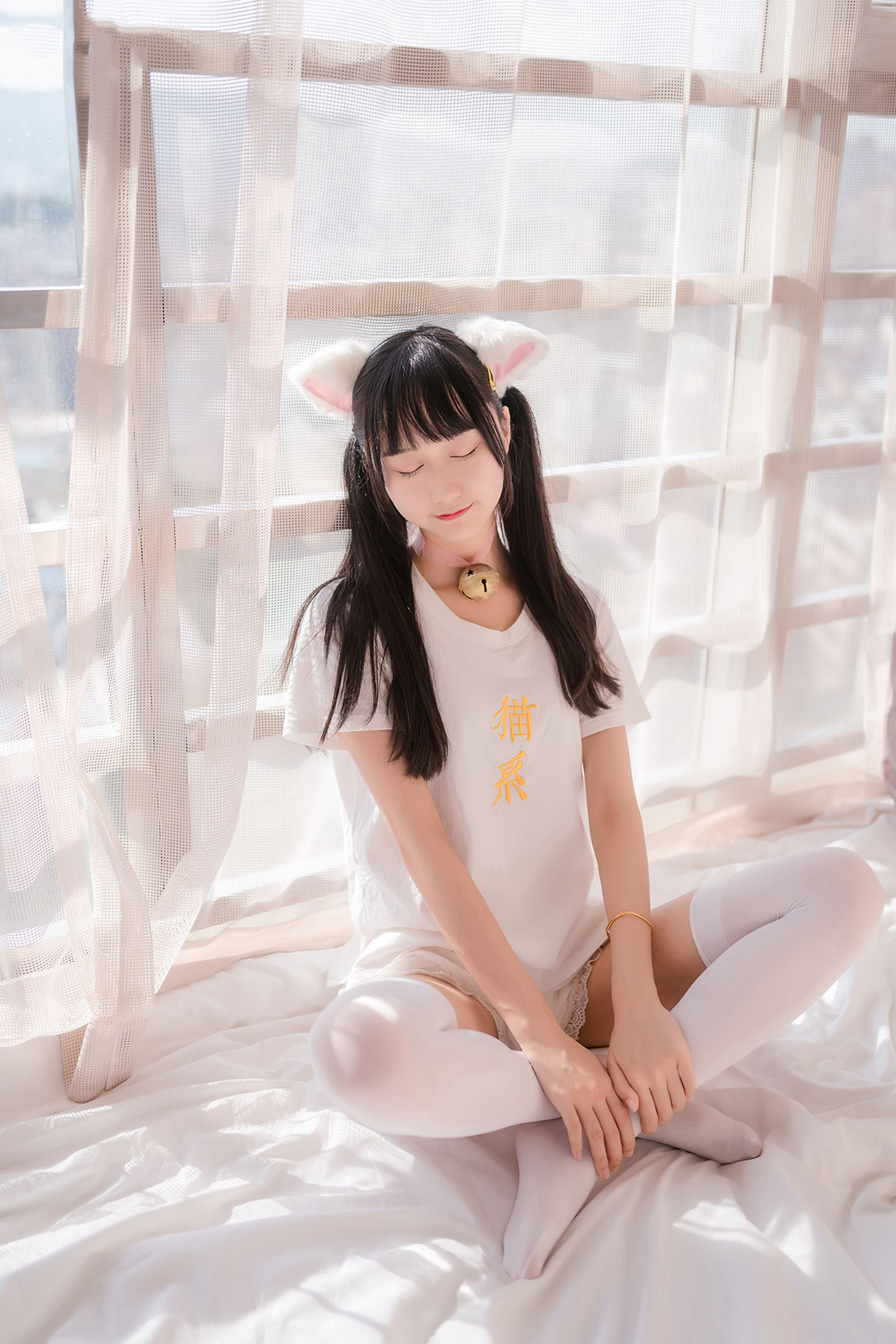 NO.129 猫系白丝少女-图33