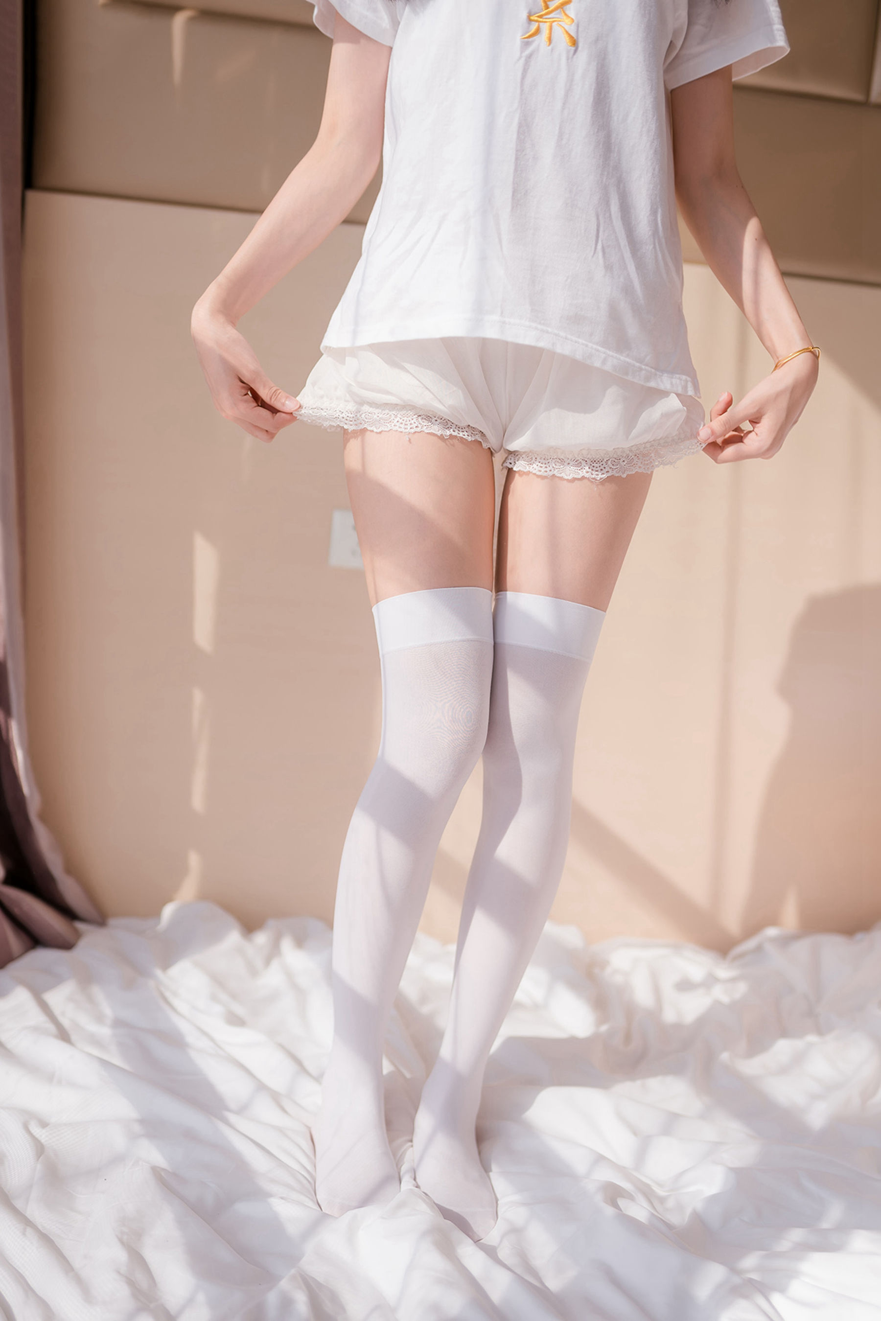 NO.129 猫系白丝少女-图34