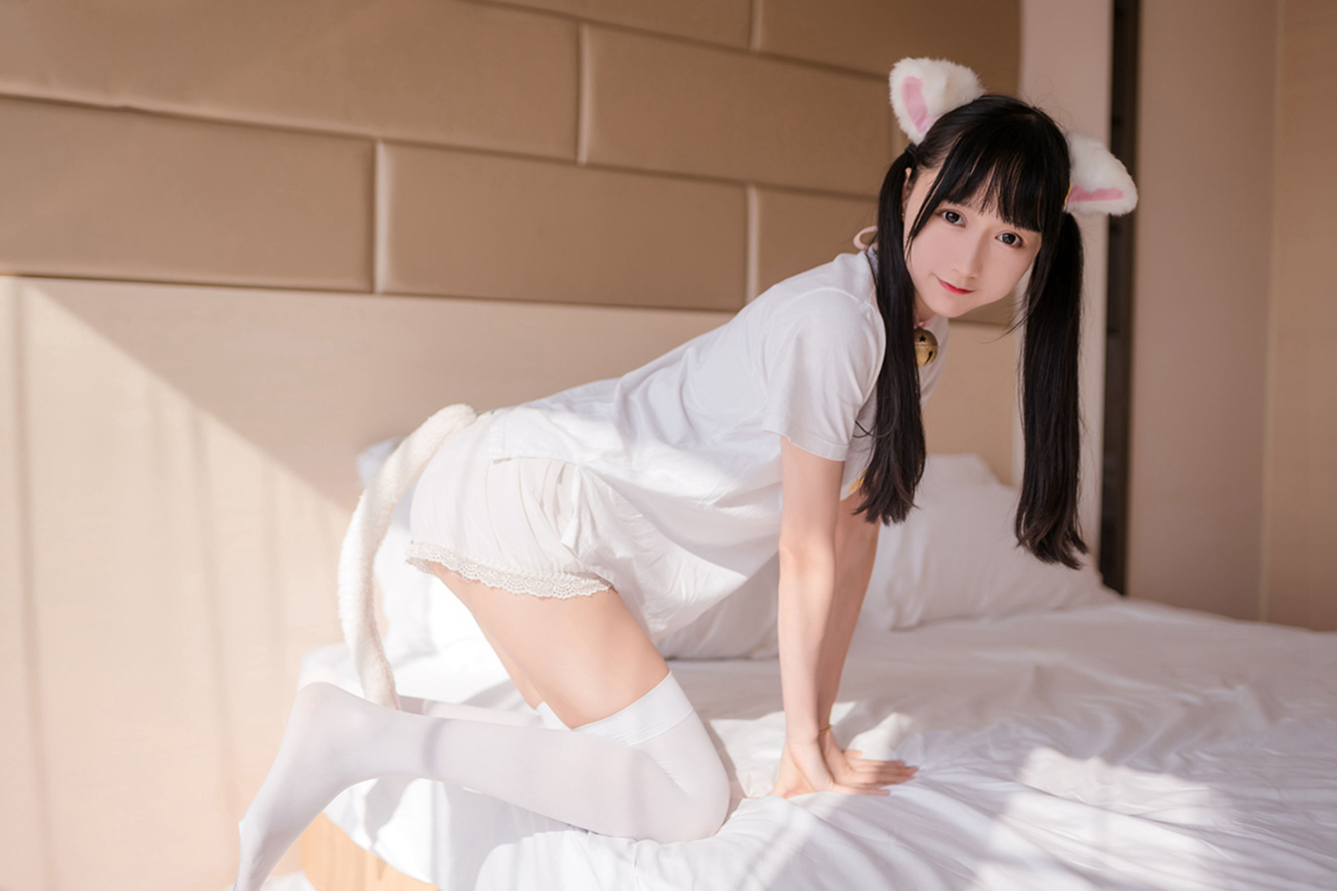 NO.129 猫系白丝少女-图38