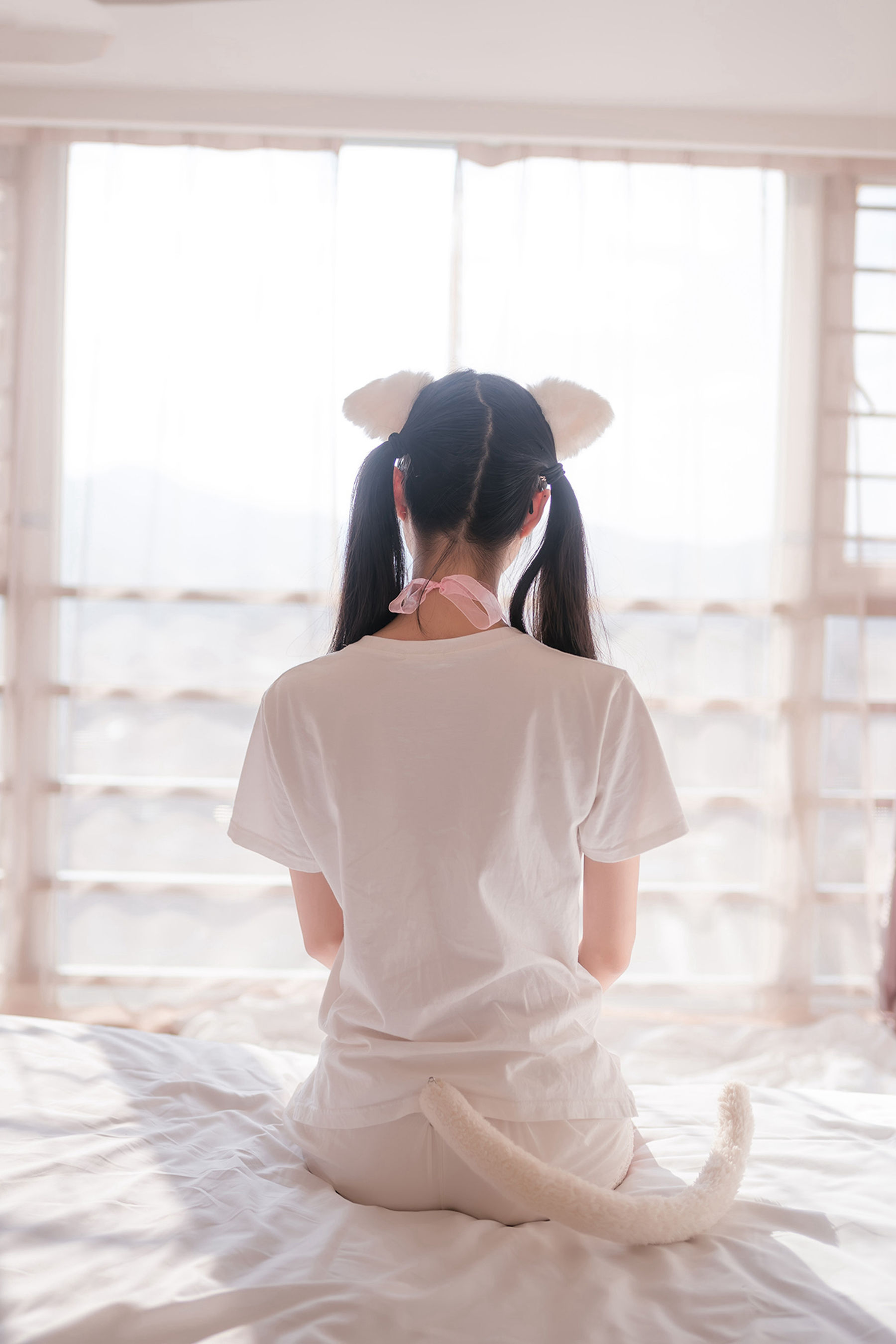NO.129 猫系白丝少女-图45