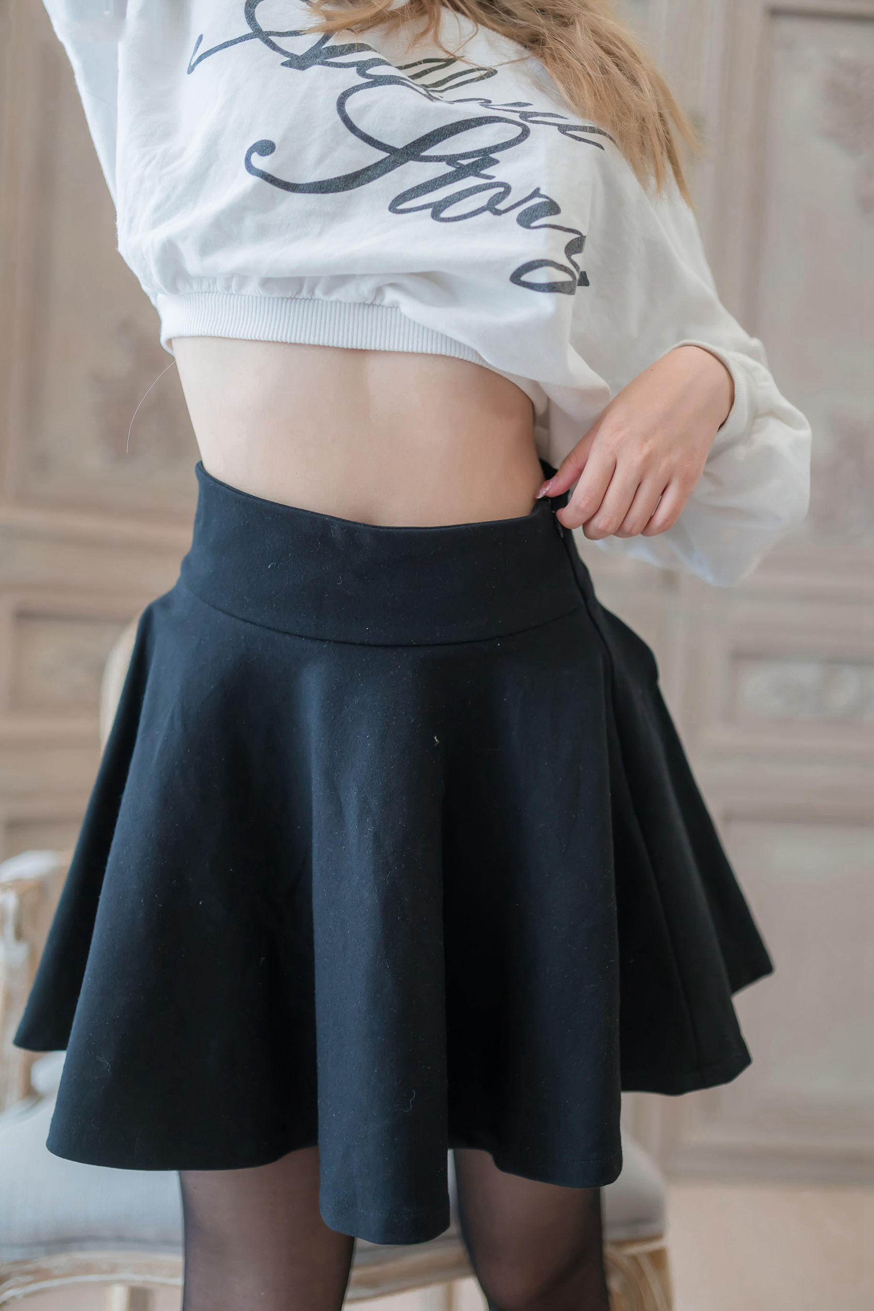 NO.130 超薄黑丝短裙-图12
