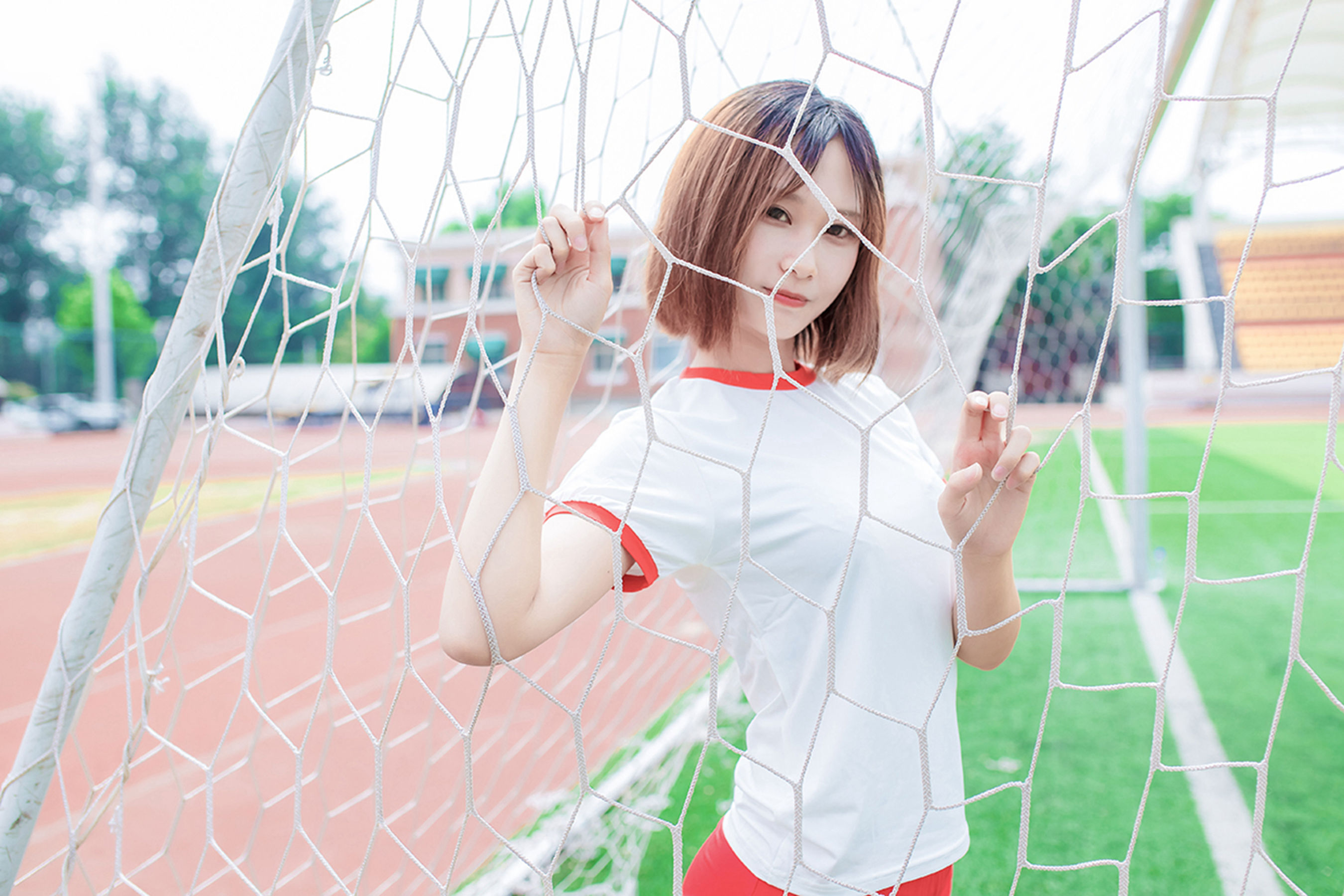 NO.132 体操服少女的过膝白丝-图35