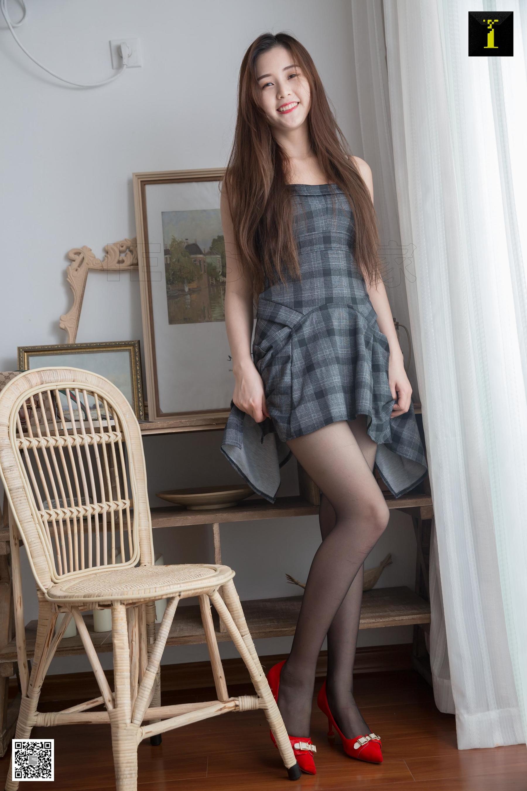 模特：九妹《九妹的红鞋格子裙》-图19