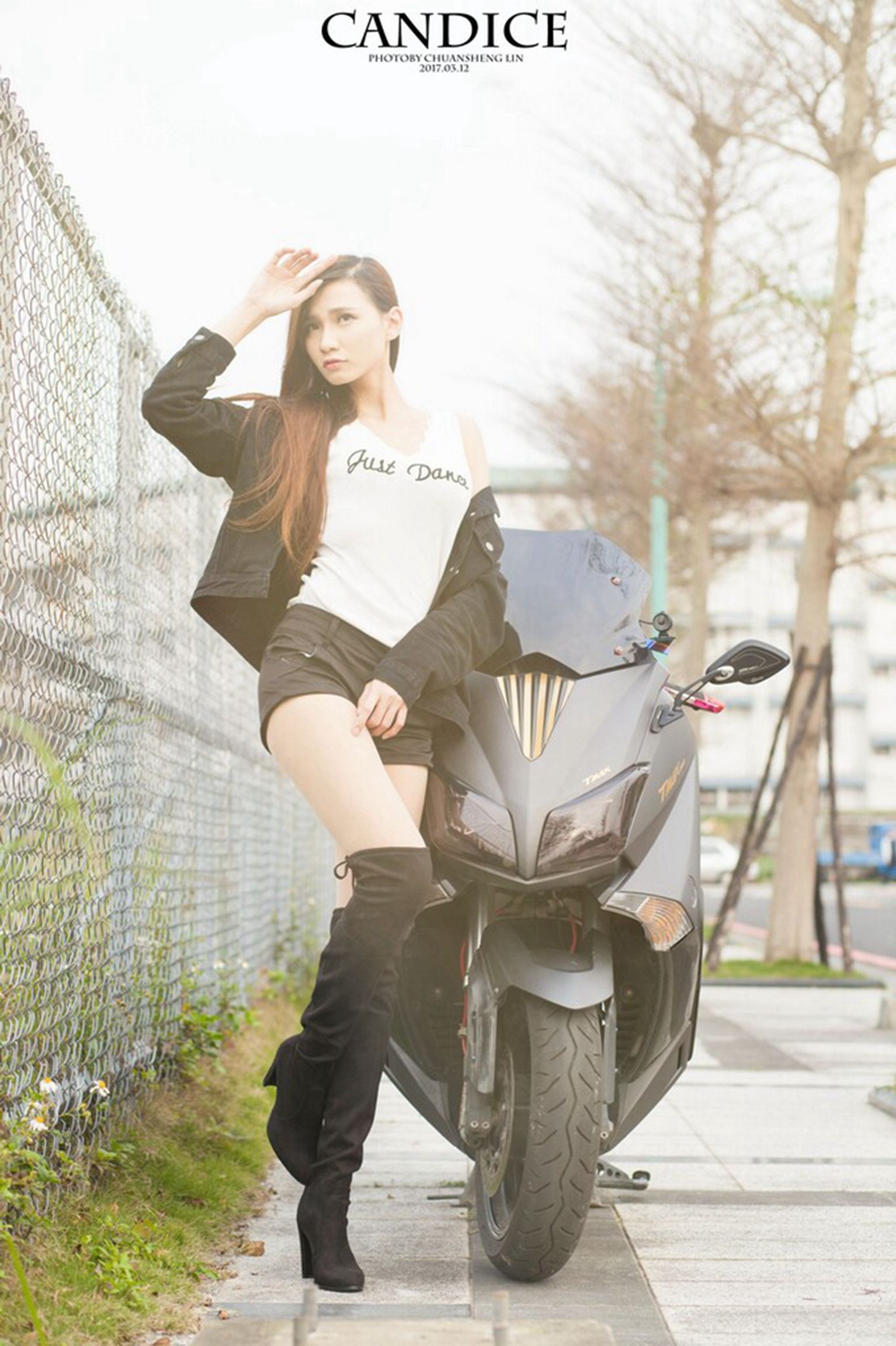 蔡译心Candice - 摩托机车时尚女郎-图28