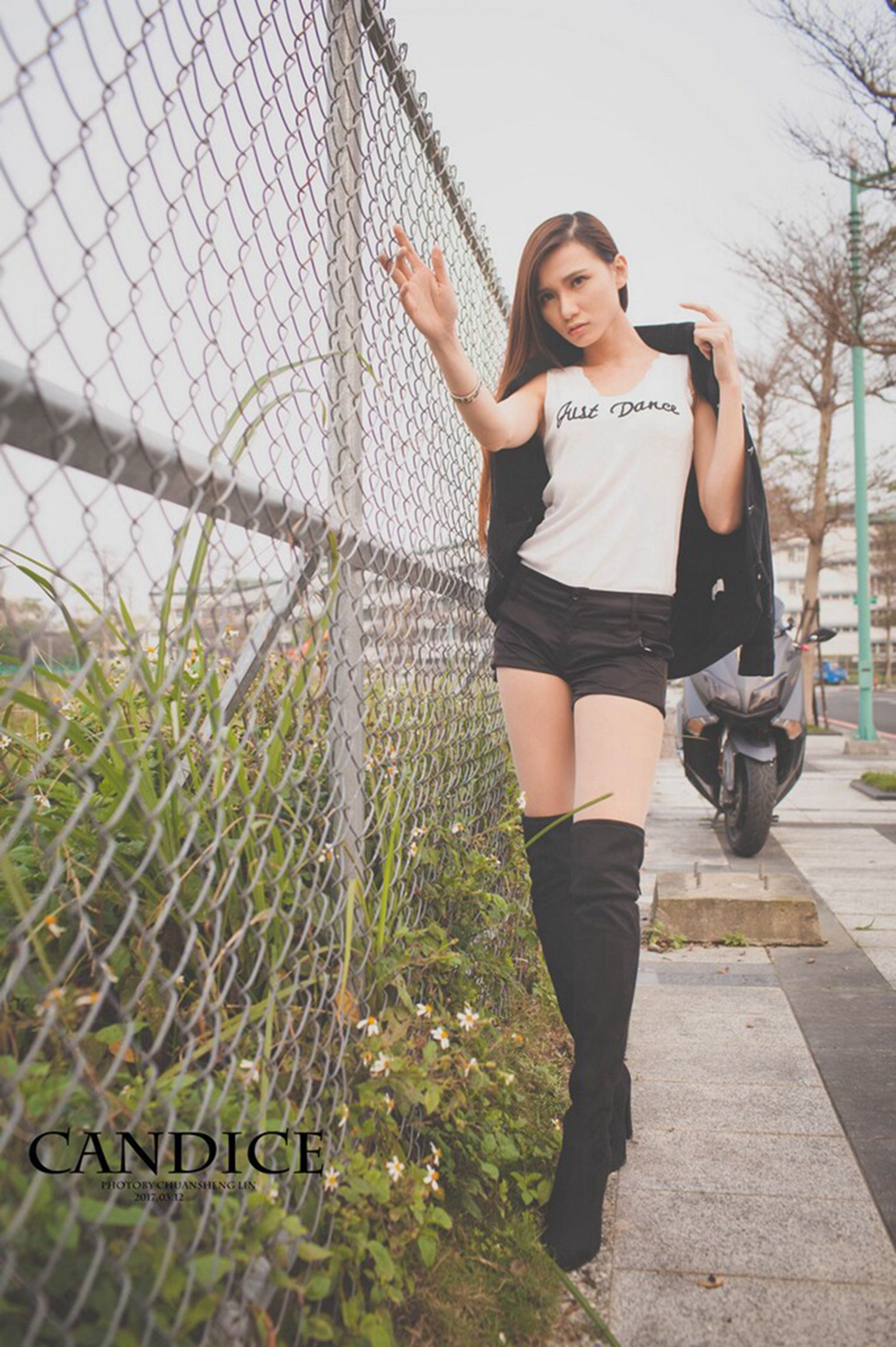 蔡译心Candice - 摩托机车时尚女郎-图29