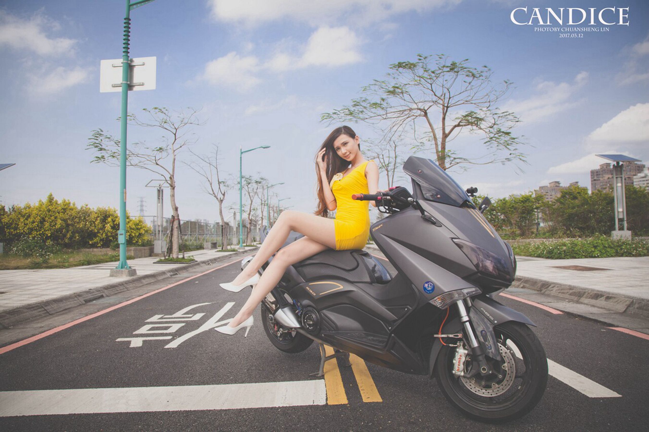 蔡译心Candice - 摩托机车时尚女郎-图31