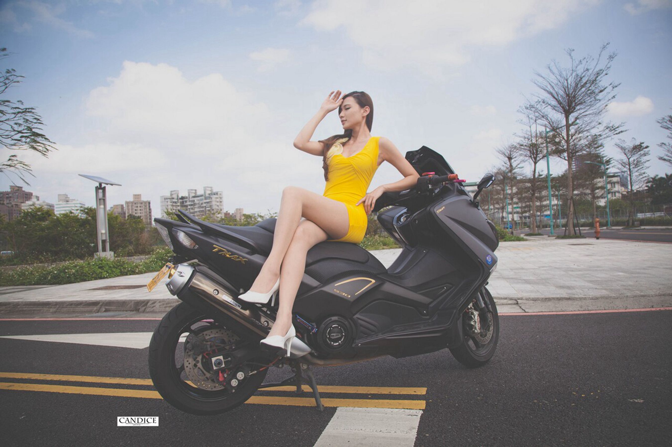 蔡译心Candice - 摩托机车时尚女郎-图35