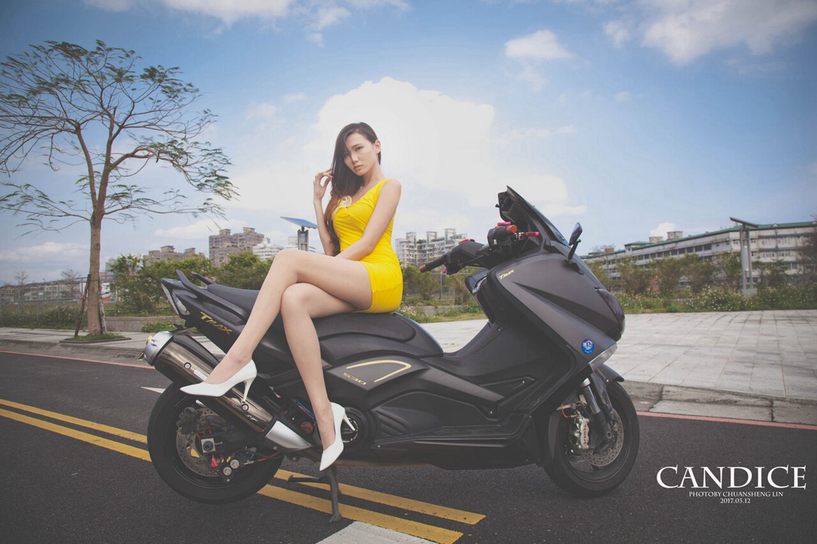 蔡译心Candice - 摩托机车时尚女郎-图52