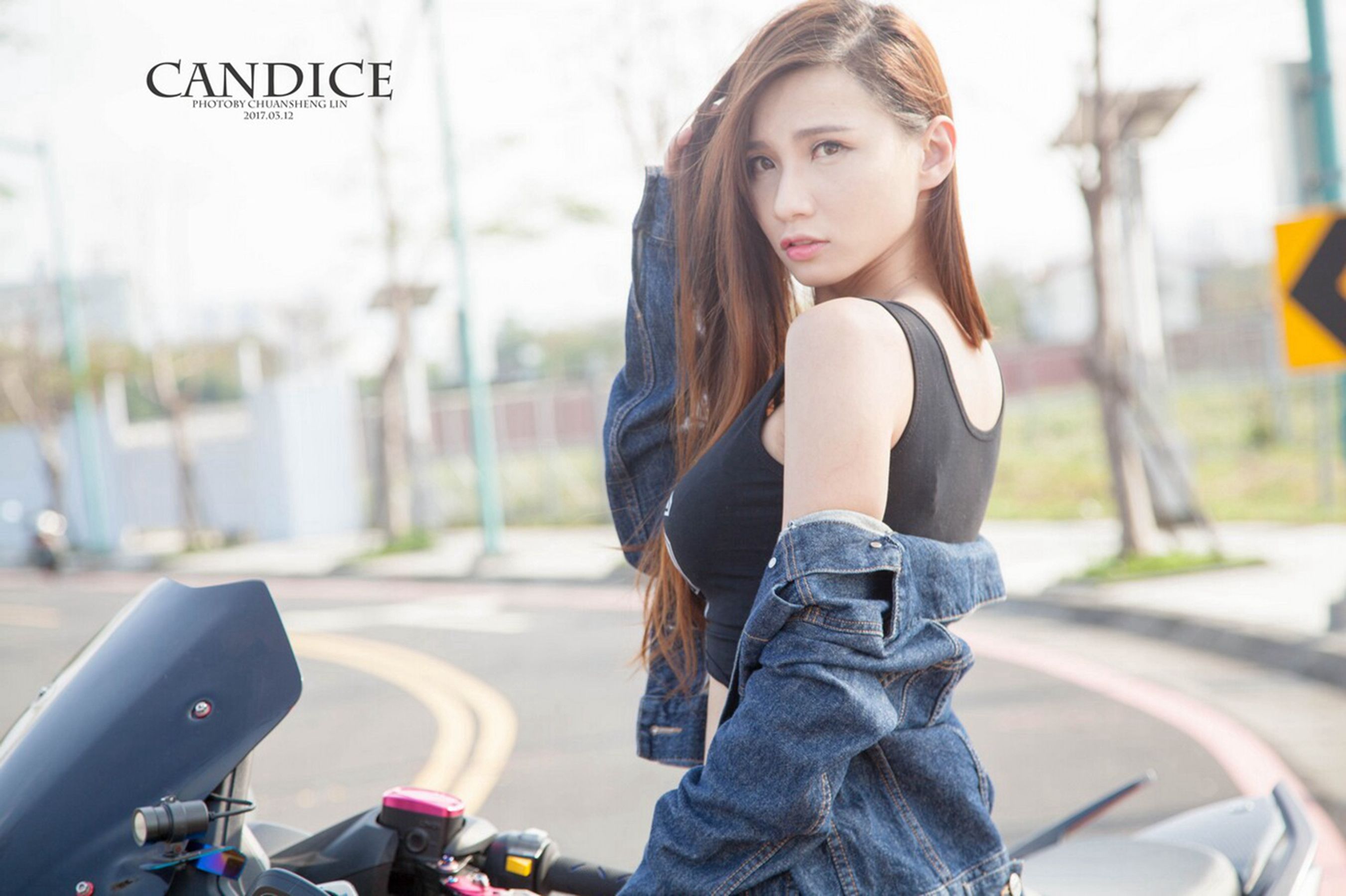 蔡译心Candice - 摩托机车时尚女郎-图55