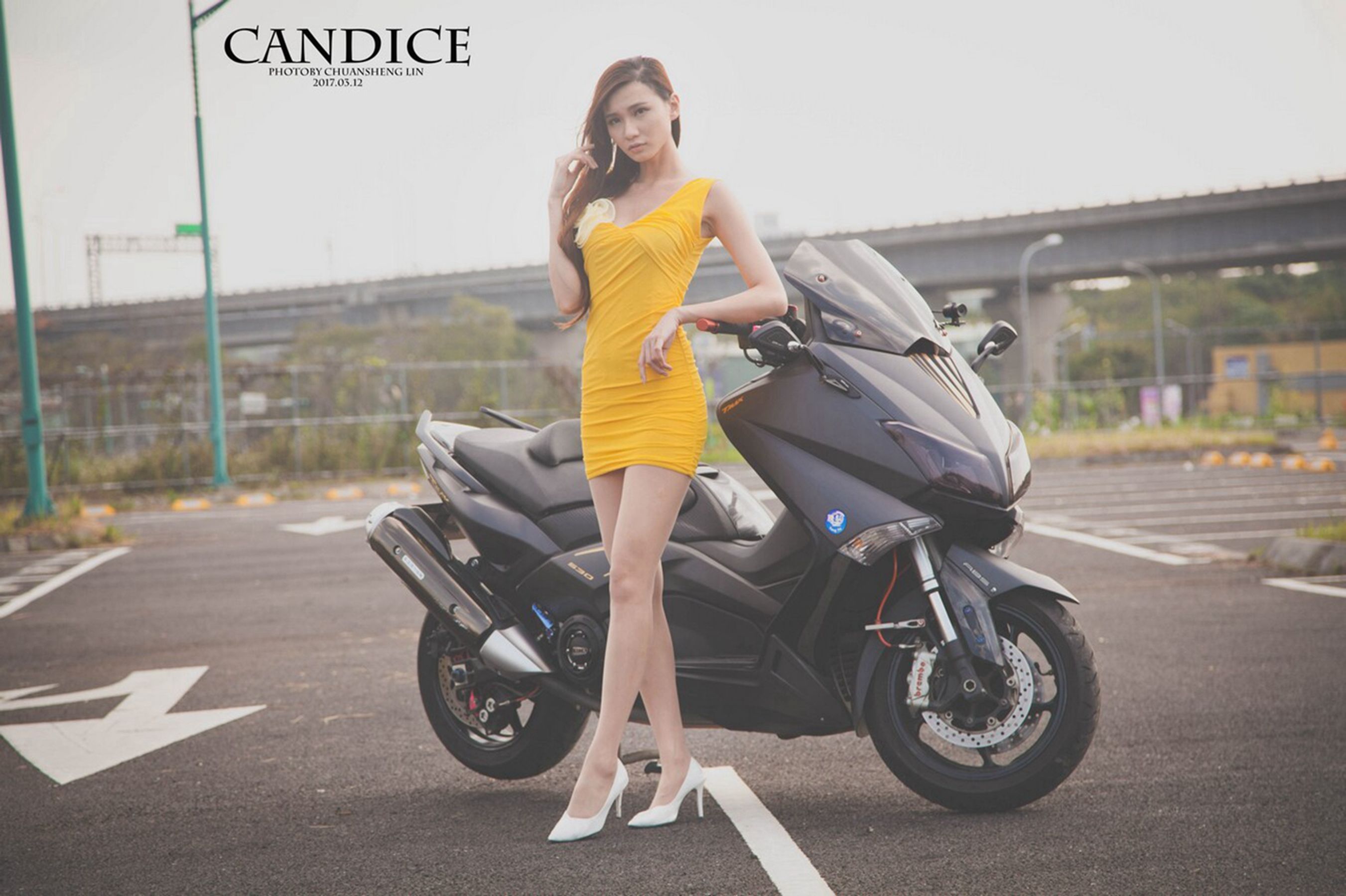 蔡译心Candice - 摩托机车时尚女郎-图60