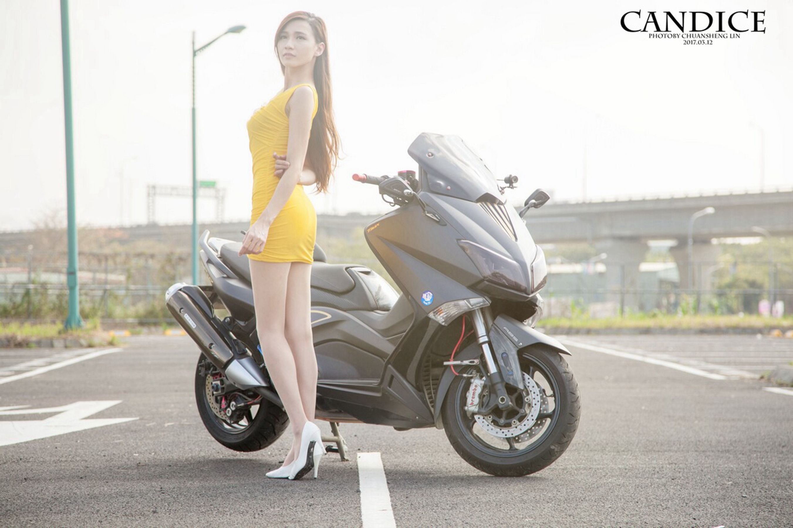 蔡译心Candice - 摩托机车时尚女郎-图67