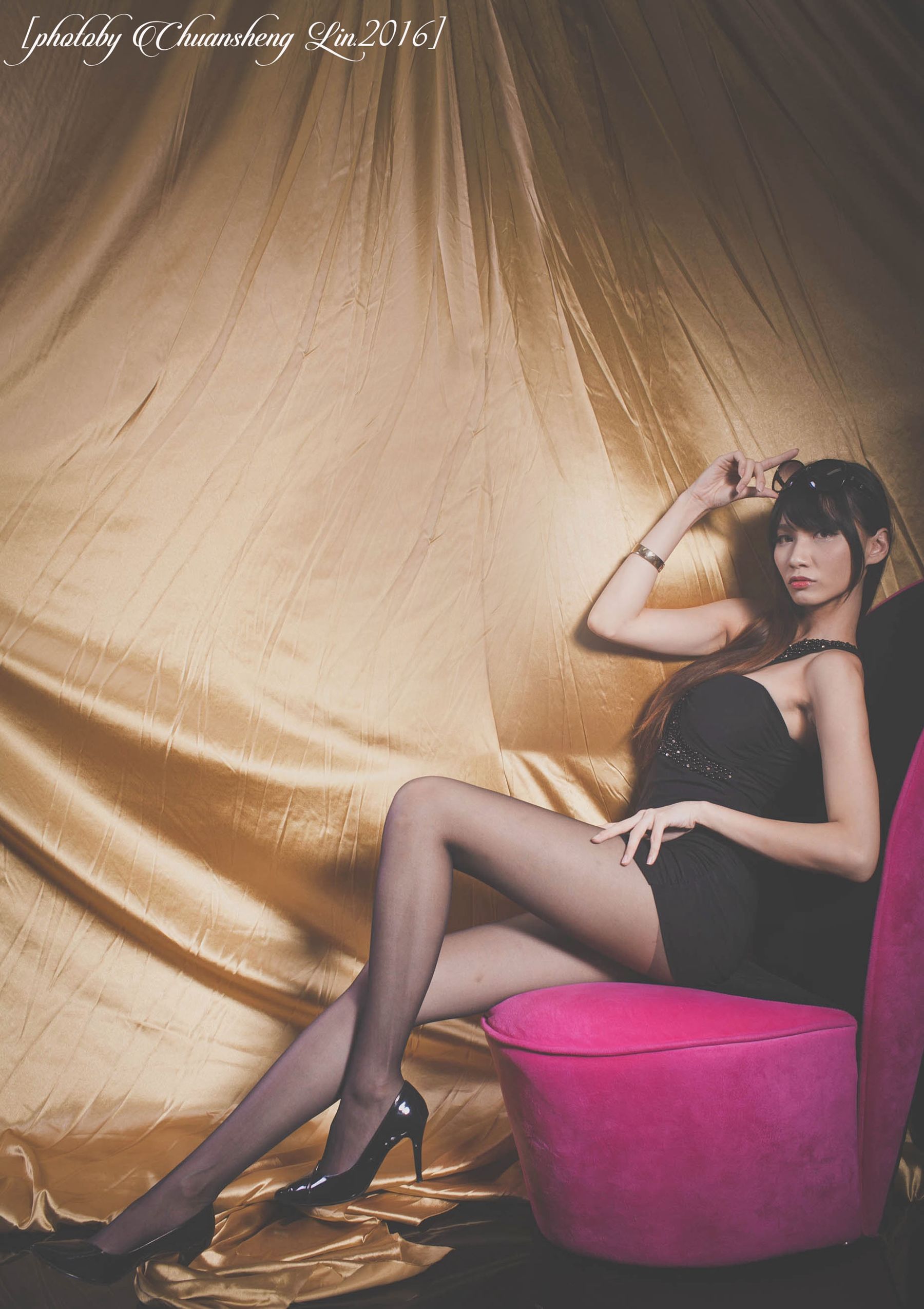 蔡译心Candice - 黑丝眼镜女郎-图8