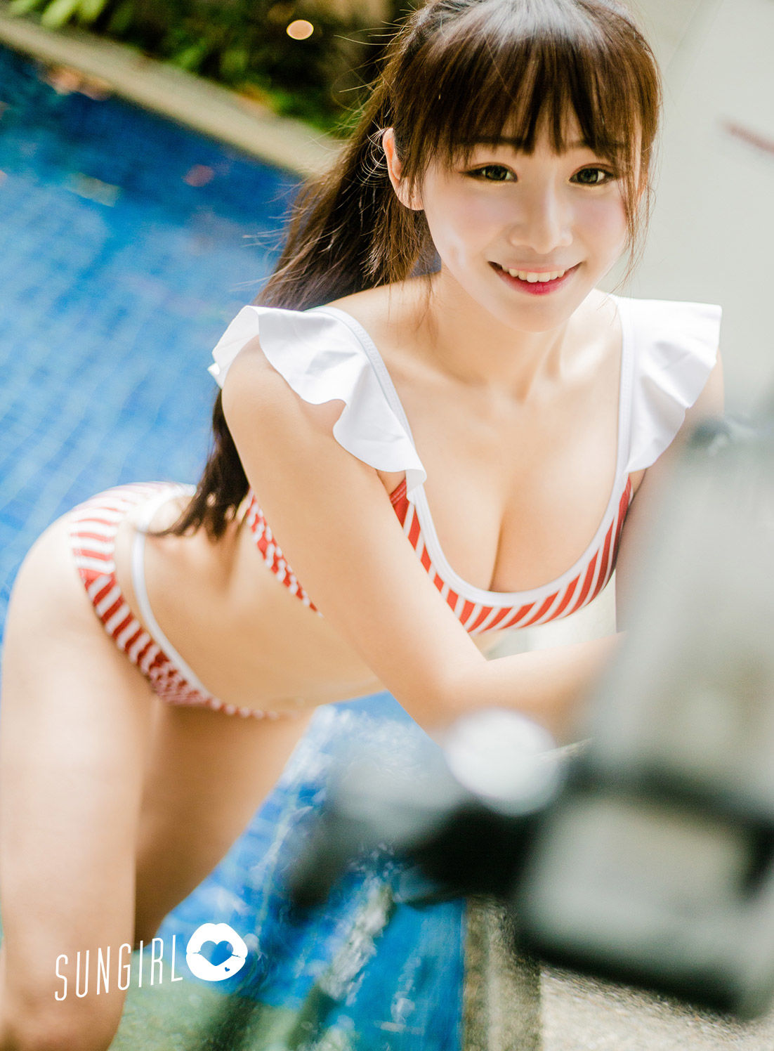 No.005 机机Shacy 甜心爆乳系女孩！机机 Shacy 超甜美-图1
