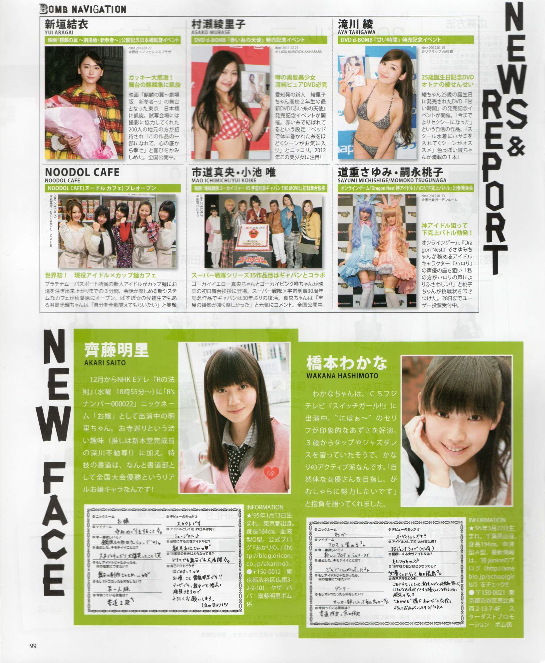 2012年No.03 AKB48(Team4) NMB48 前田敦子 渡邊麻友 SUPER☆GiRLS 石原里美 剛力彩芽 篠崎愛-图62