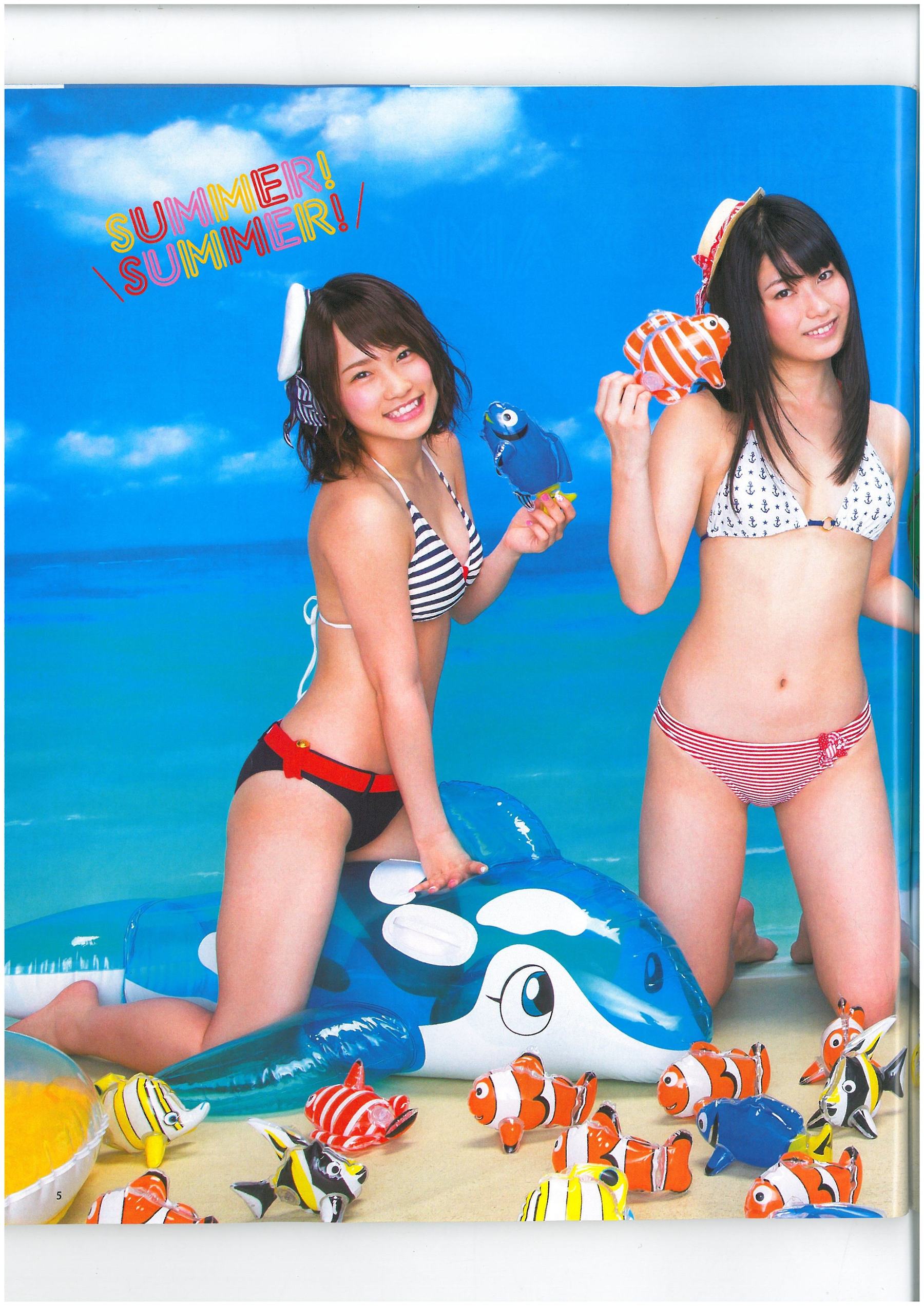 2013年No.06 AKB48 小嶋菜月 木崎ゆりあ 河西智美-图2