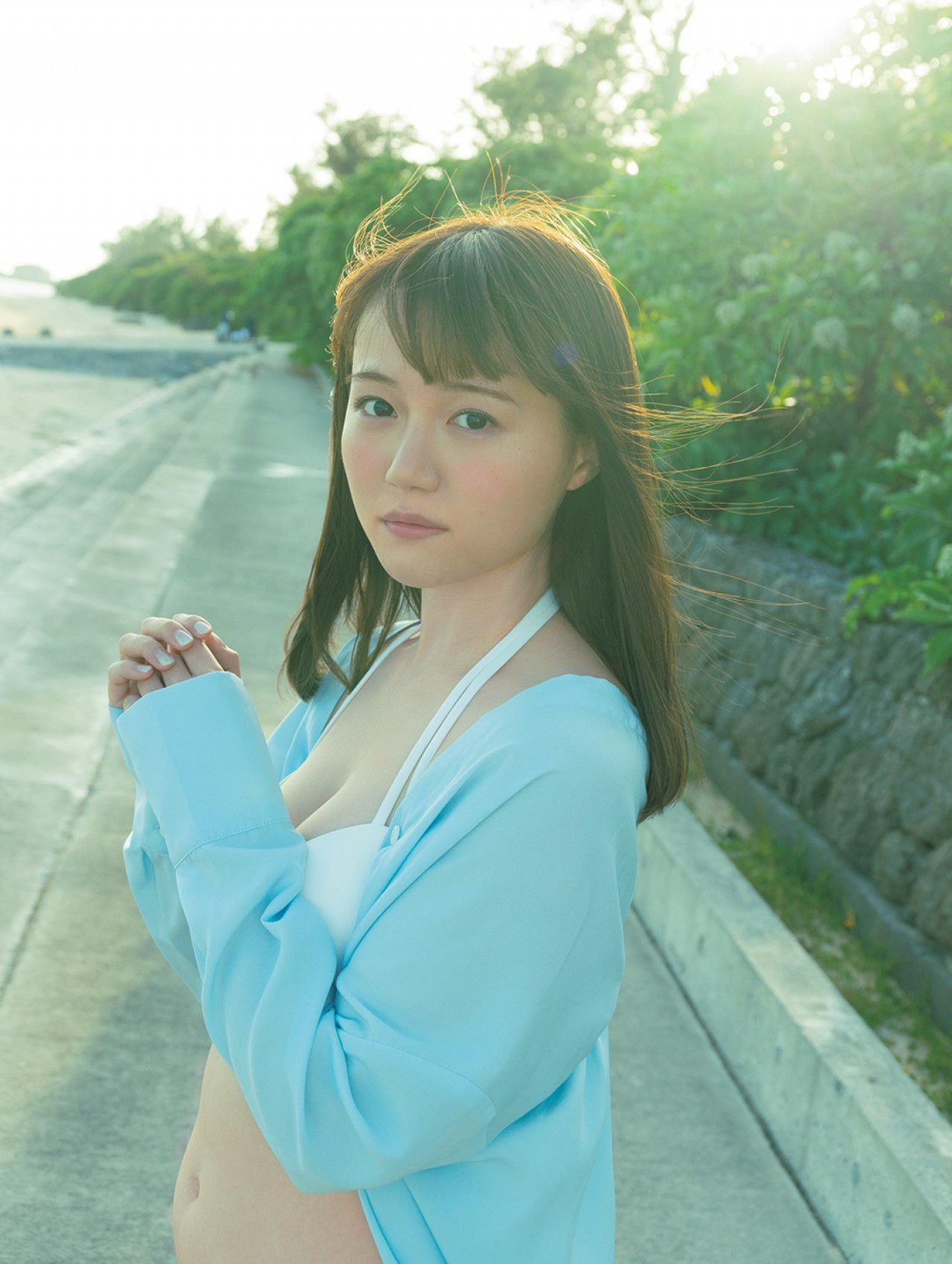 2018.07.13 尾崎由香 アニメ『けものフレンズ』のメインキャラ声優が白ビキニになりました-图0