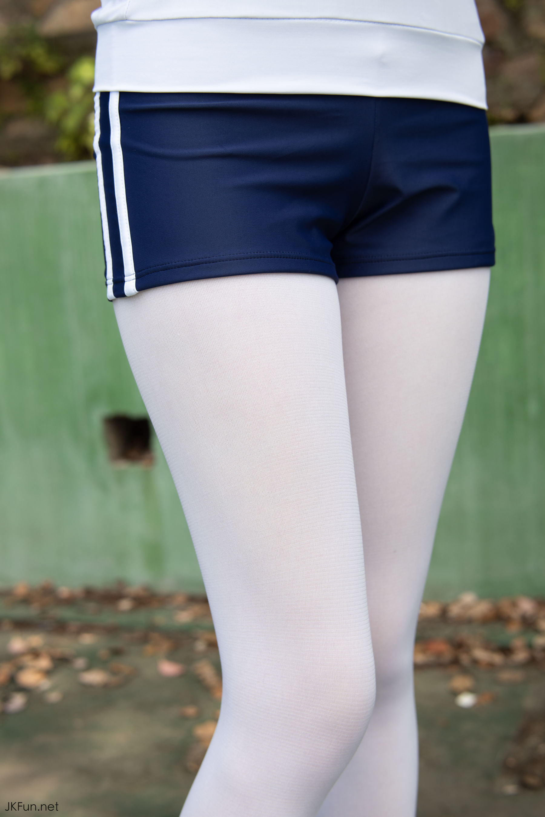 Aika 80D白丝外景体操服-图0
