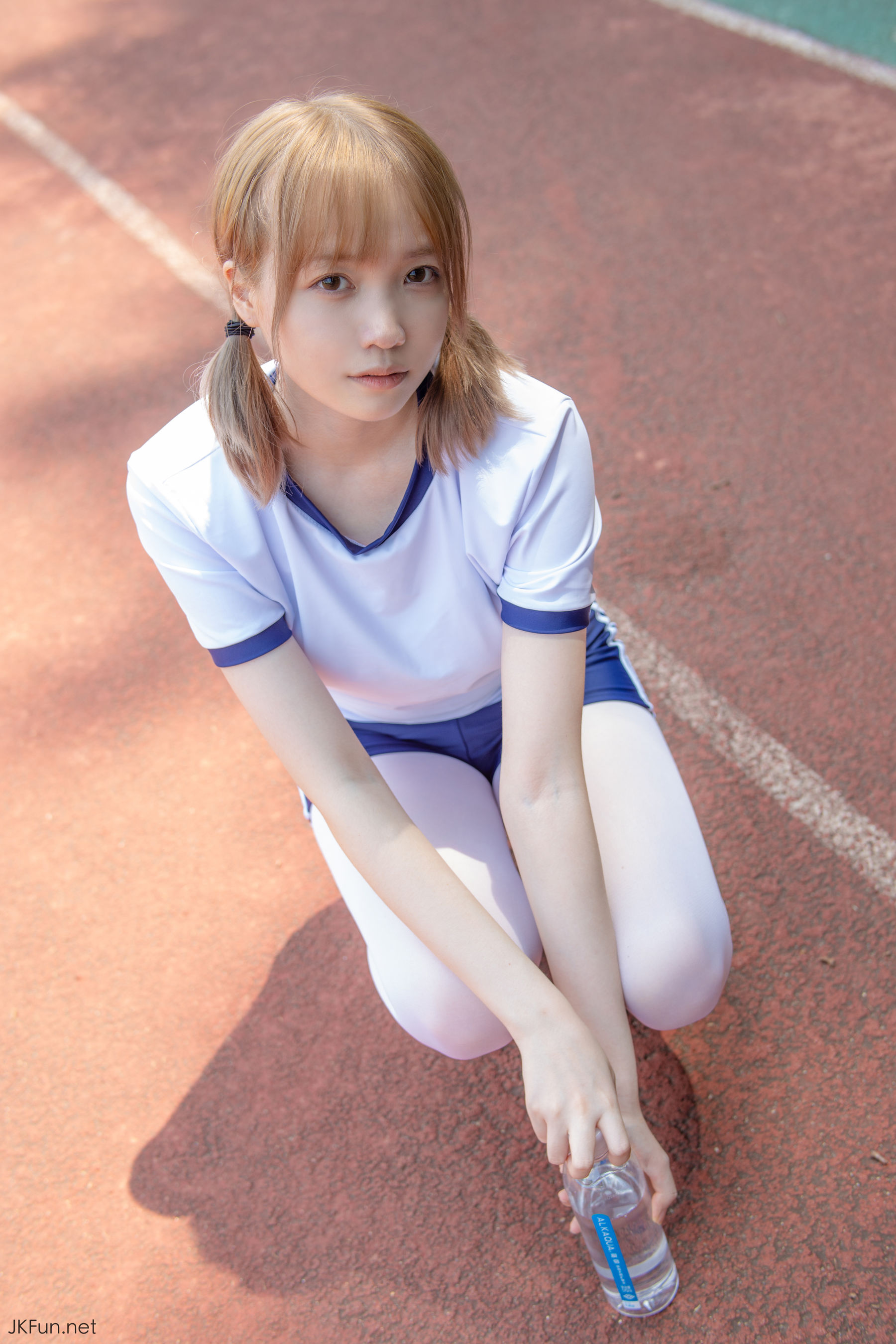 Aika 80D白丝外景体操服-图47