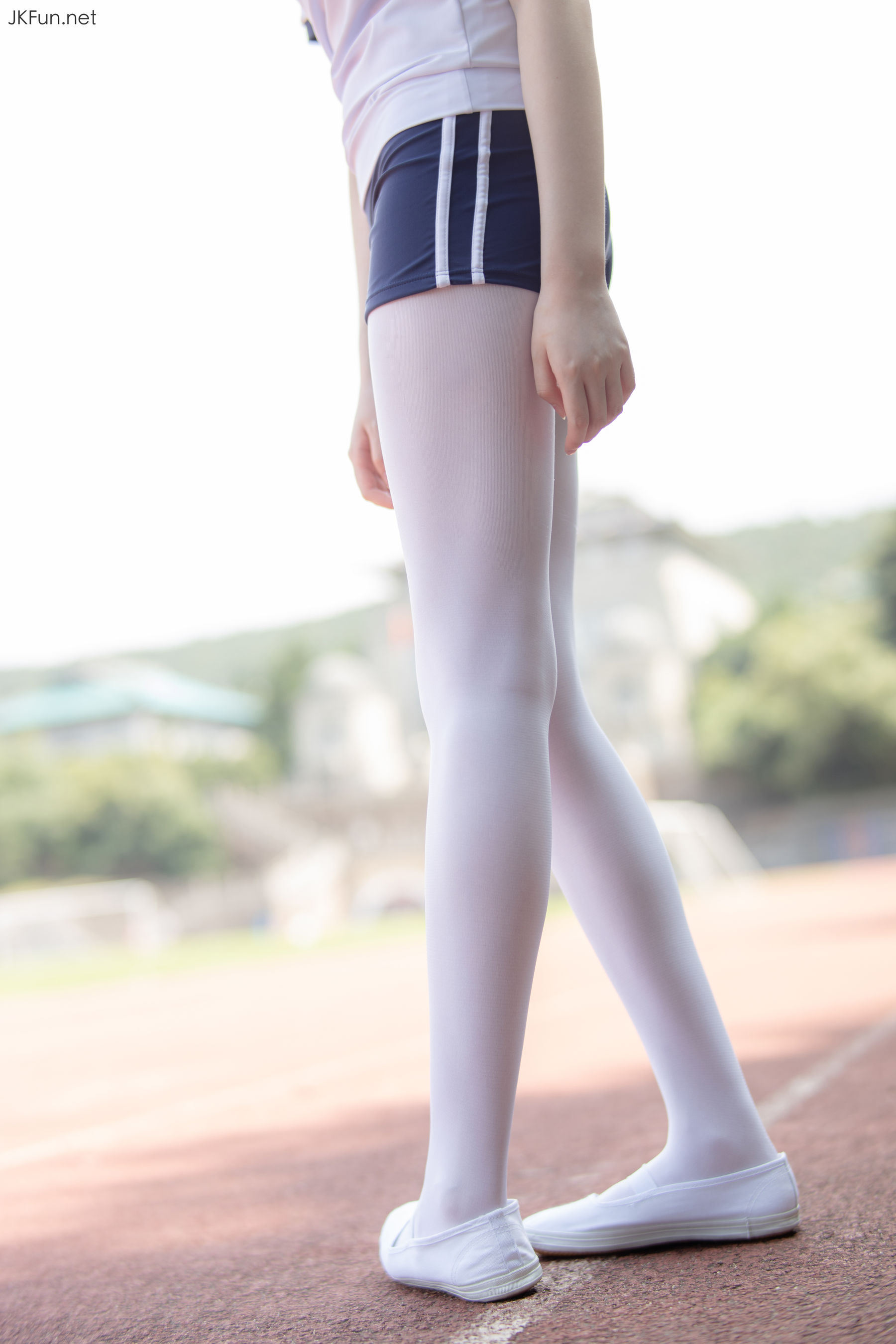 Aika 80D白丝外景体操服-图54