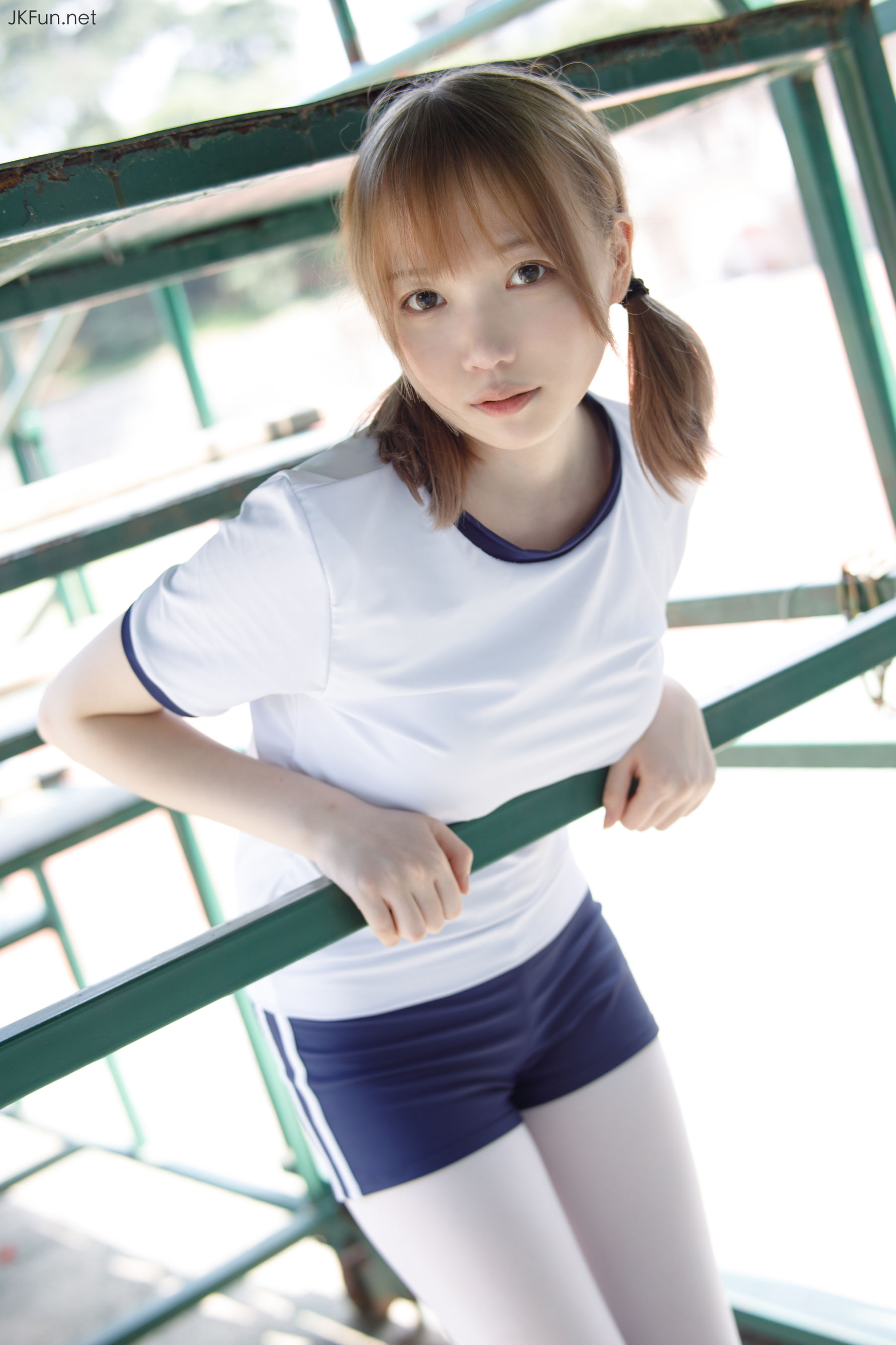 Aika 80D白丝外景体操服-图60