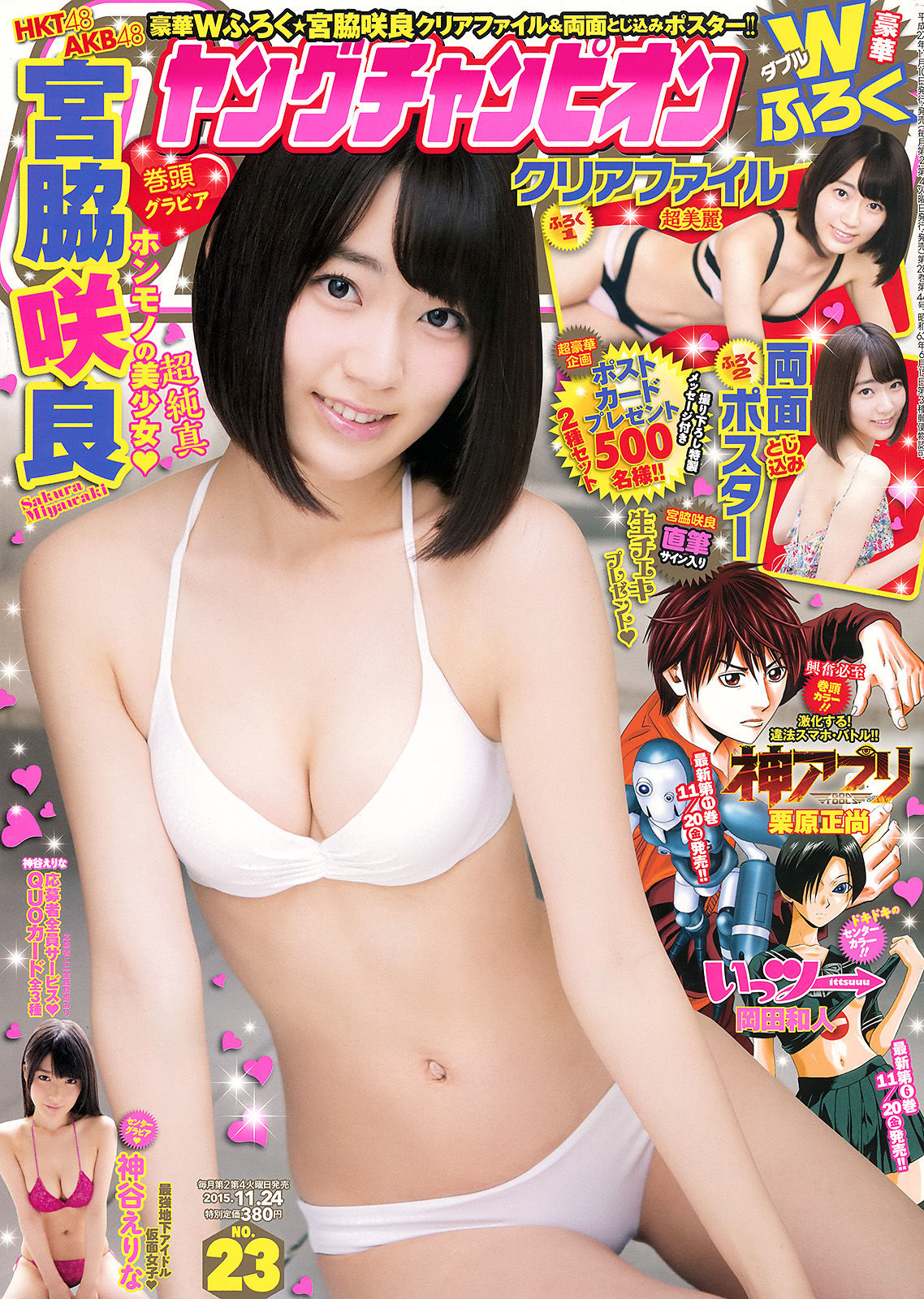 2015年No.23 宮脇咲良 神谷えりな-图0