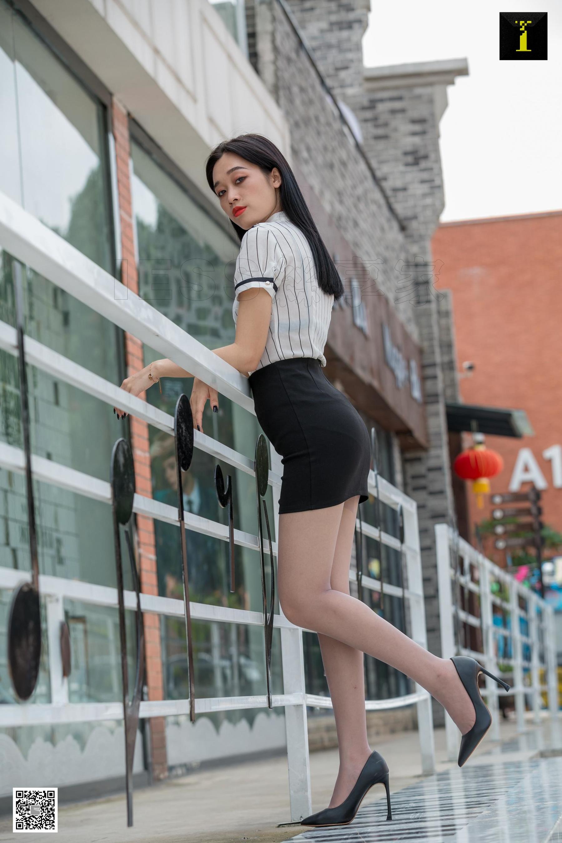 模特：可乐 《偶遇白领街拍》-图10