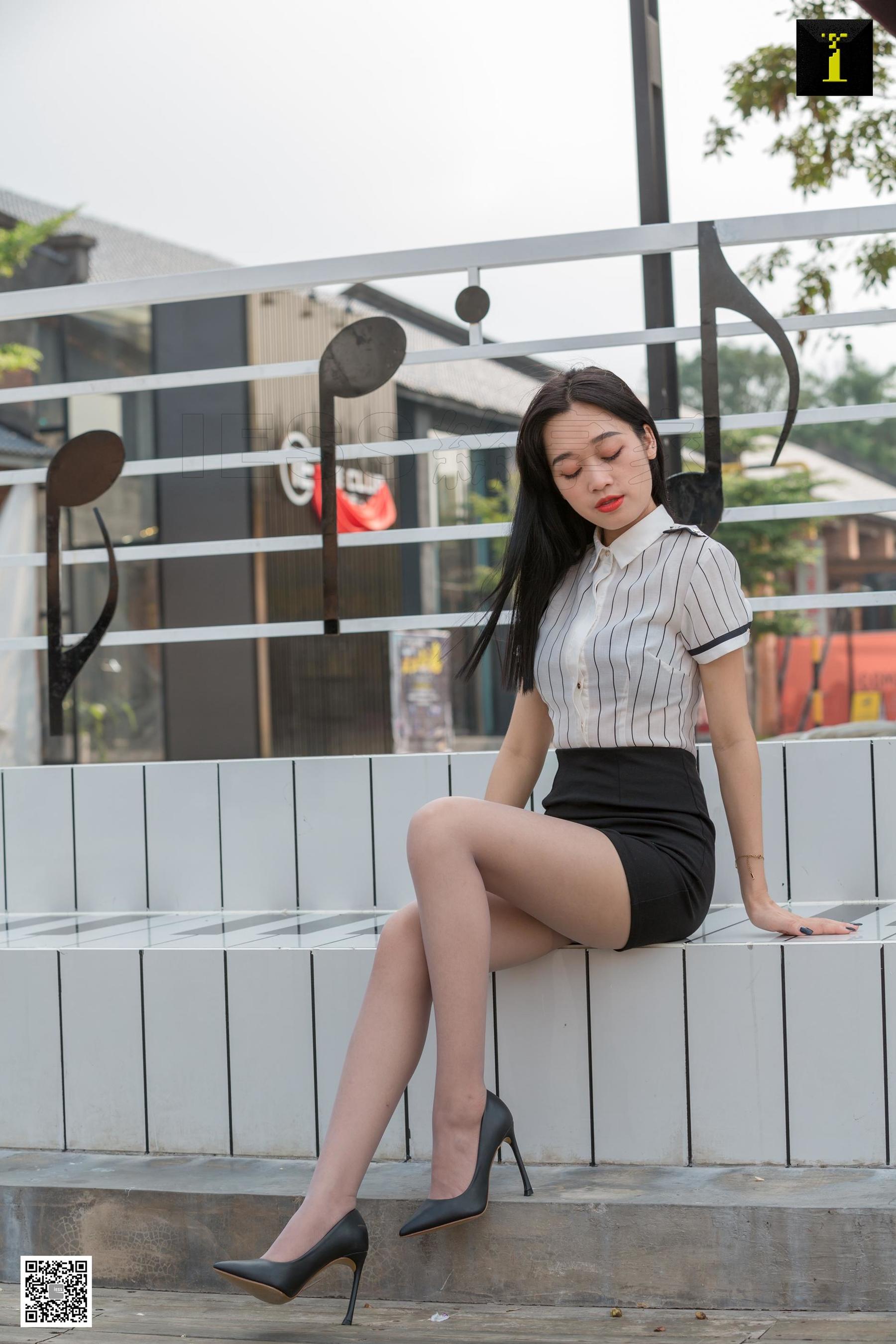 模特：可乐 《偶遇白领街拍》-图55